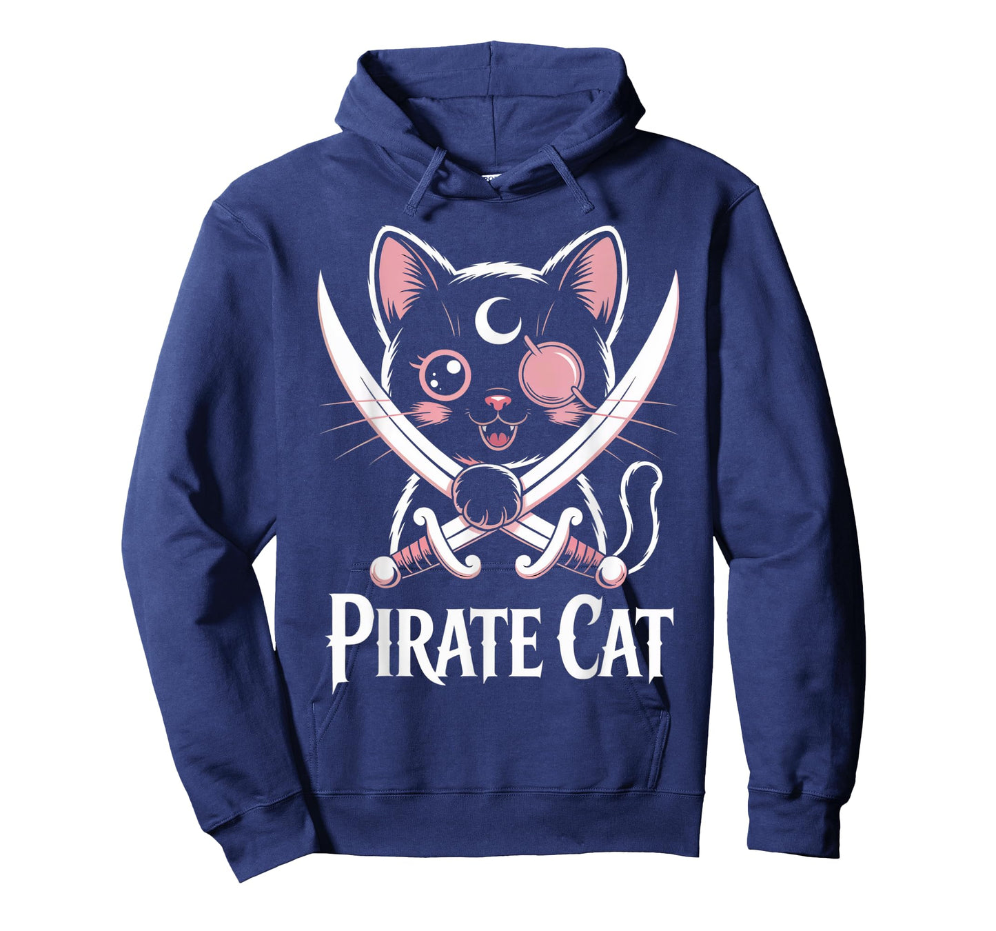 Pirate Black Cat Cute Kawaii Goth Girl Clothes Pink Goth T-Shirt