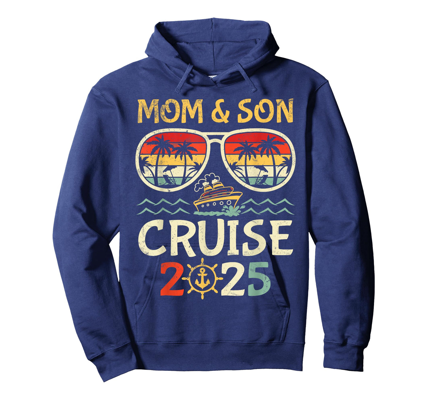 P8Shop New Trip 2025 Mom & Son Tropical Family Vacation T-Shirt - Black, Unisex-Adults/Kids, Short Sleeve, T-Shirt, Solid, Crew Neck, Medium, Summer