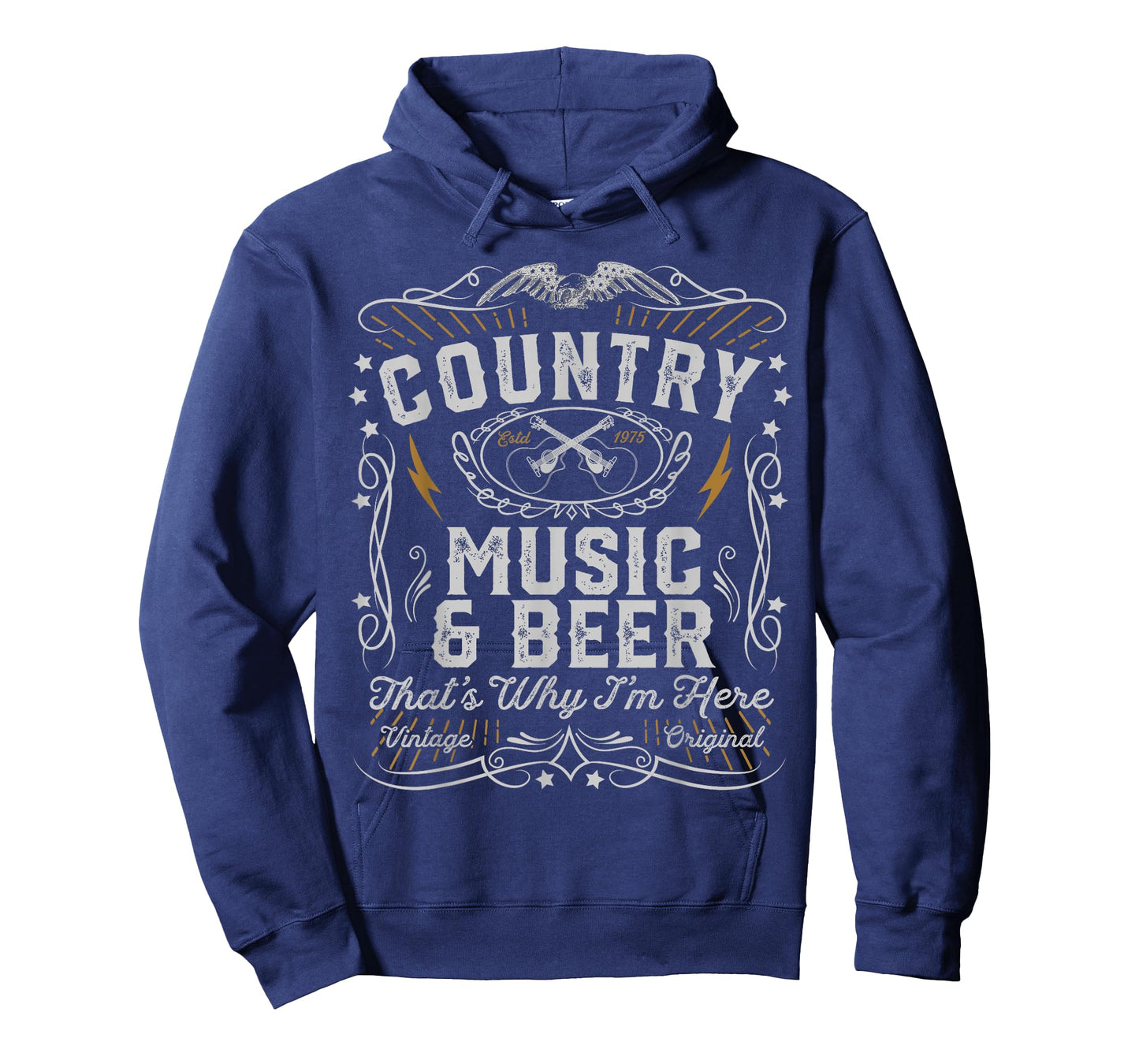 Country Music And Beer Thats Why I'm Here Womens Gift Idea T-Shirt