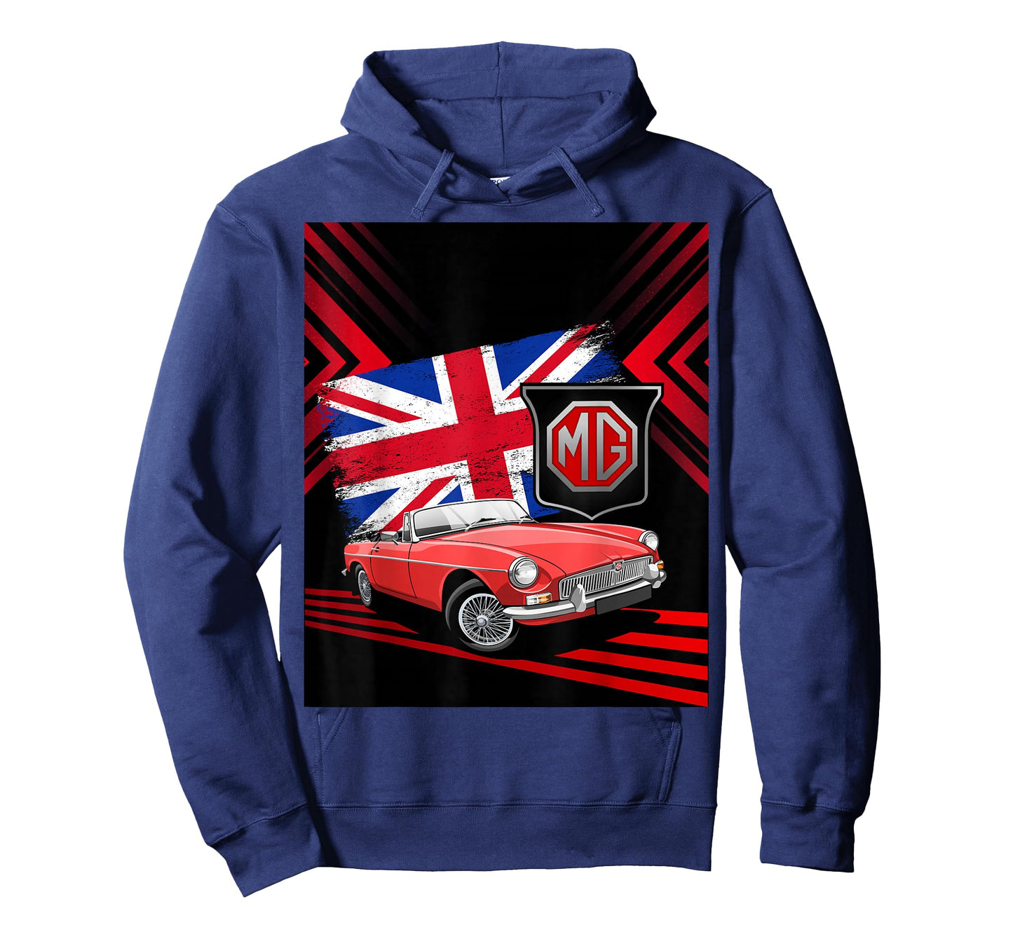 British Classic Sports Car - MG MGB Convertible T-Shirt