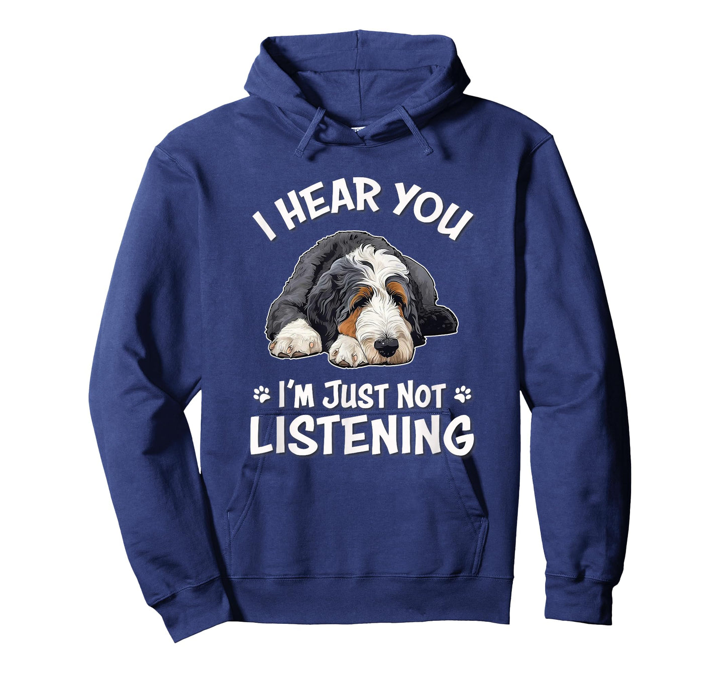 Funny Hear You Not Listening Bernedoodle Dog Lover T-Shirt