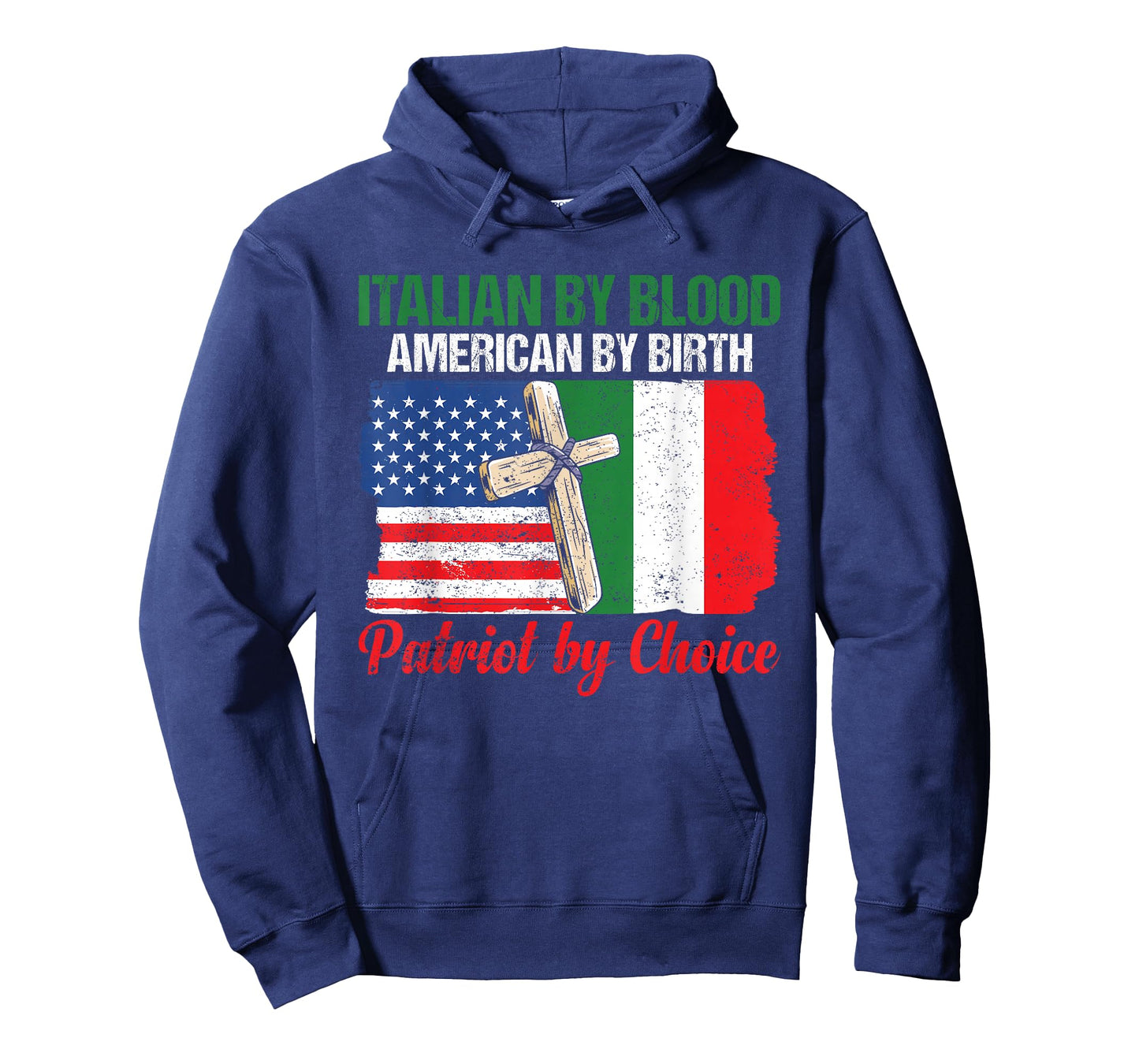Italian By Blood American By Birth Patriot By Choice T-Shirt