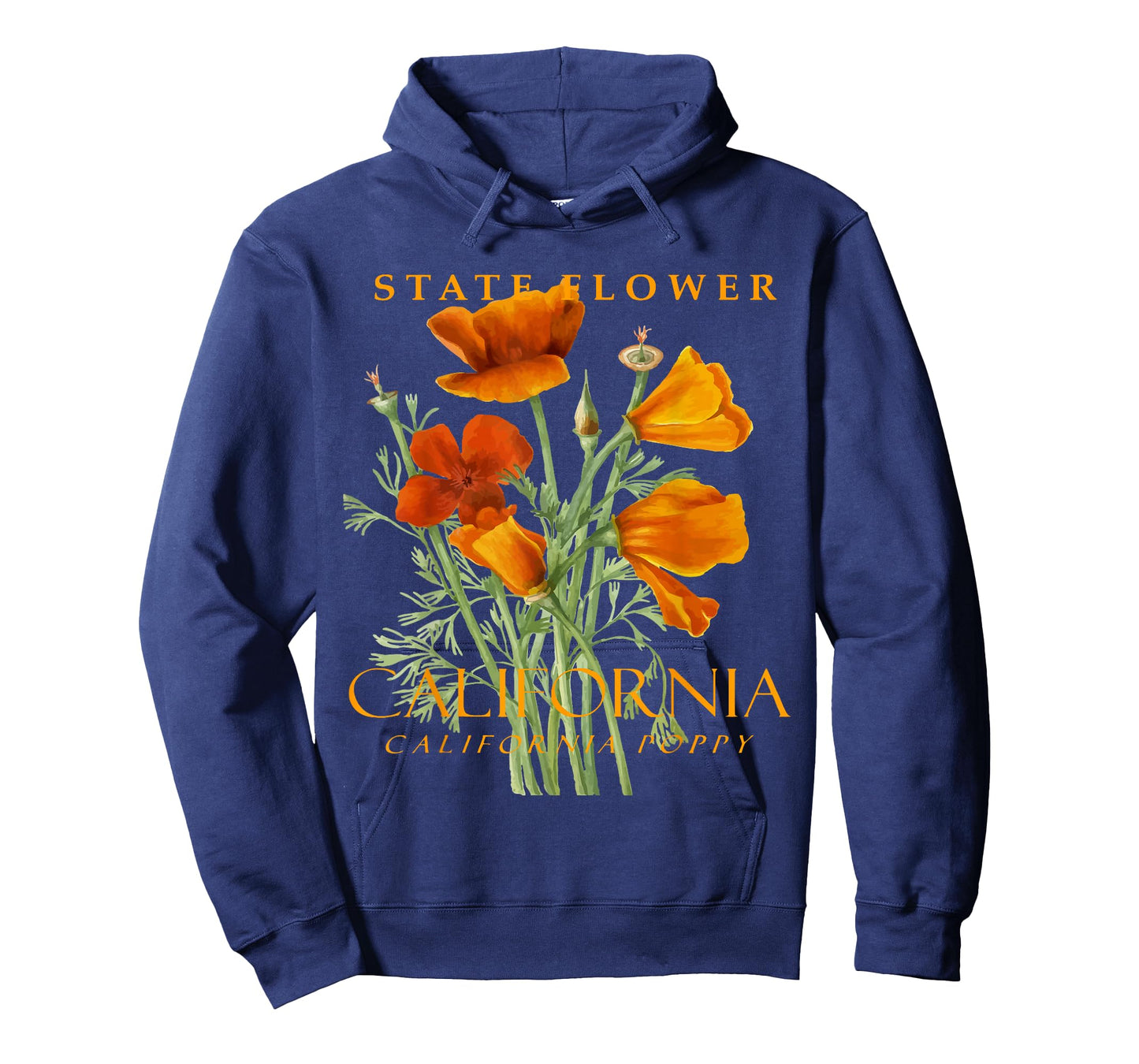 California Territory Flower The Poppy T-Shirt