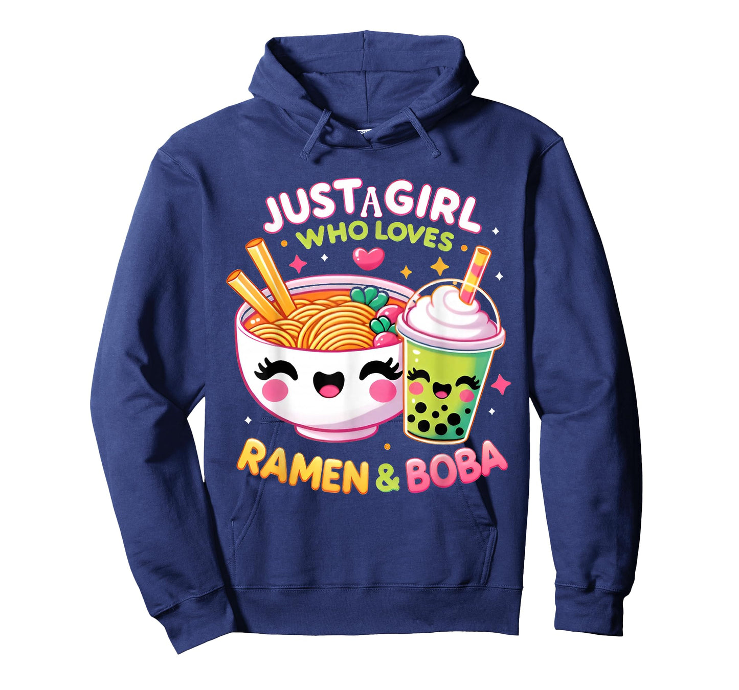 Just A Girl Who Loves Boba Tea and Ramen Bubble Tea Japanese T-Shirt