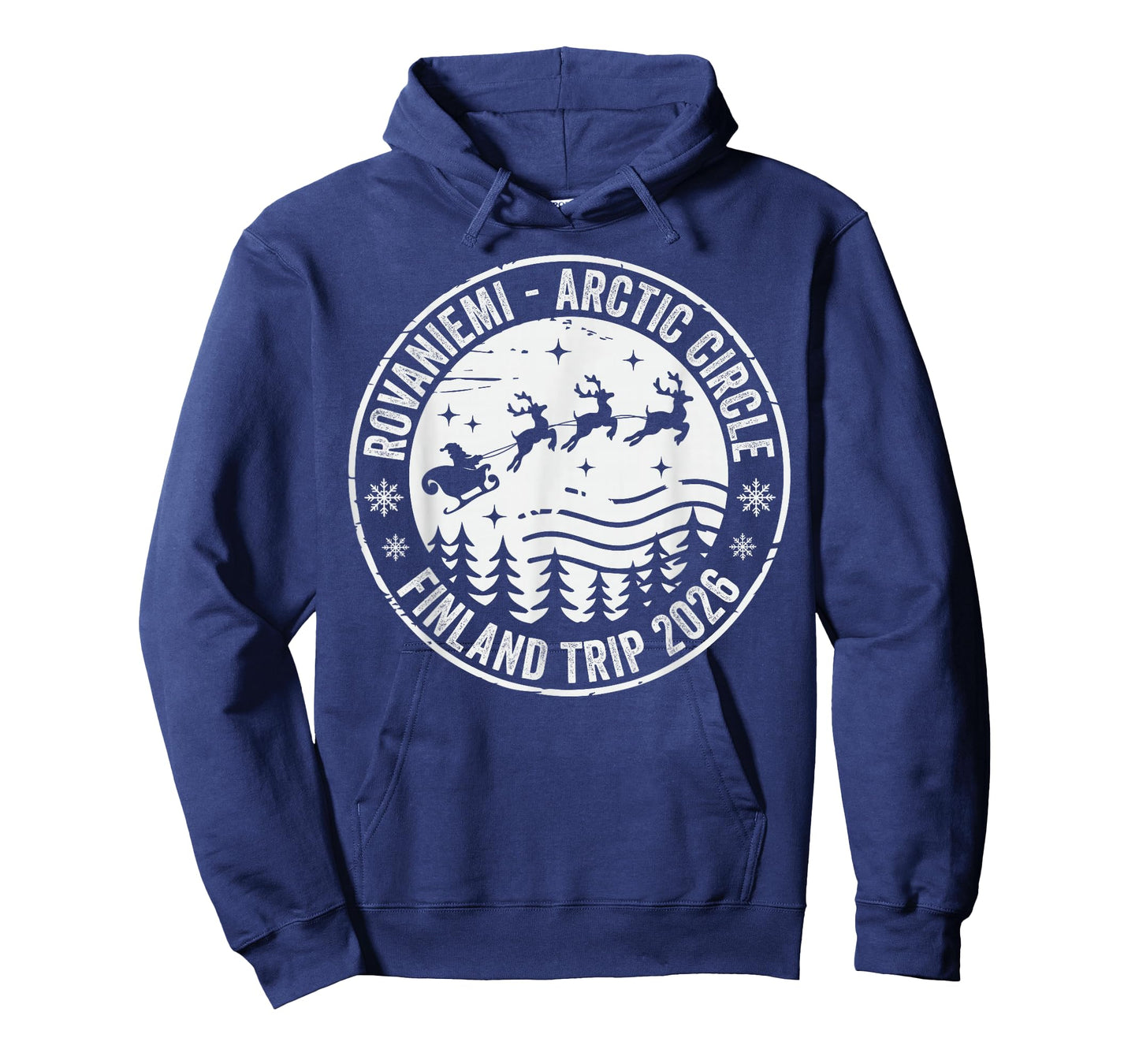 Rovaniemi Santa Claus Village Finland Snow Trip 2026 Lapland T-Shirt