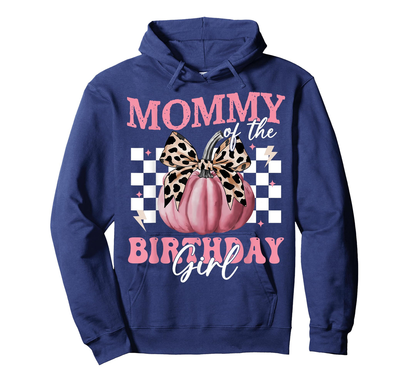 Mama of The Birthday Girl Pumpkin Matching Party Mother Mom T-Shirt