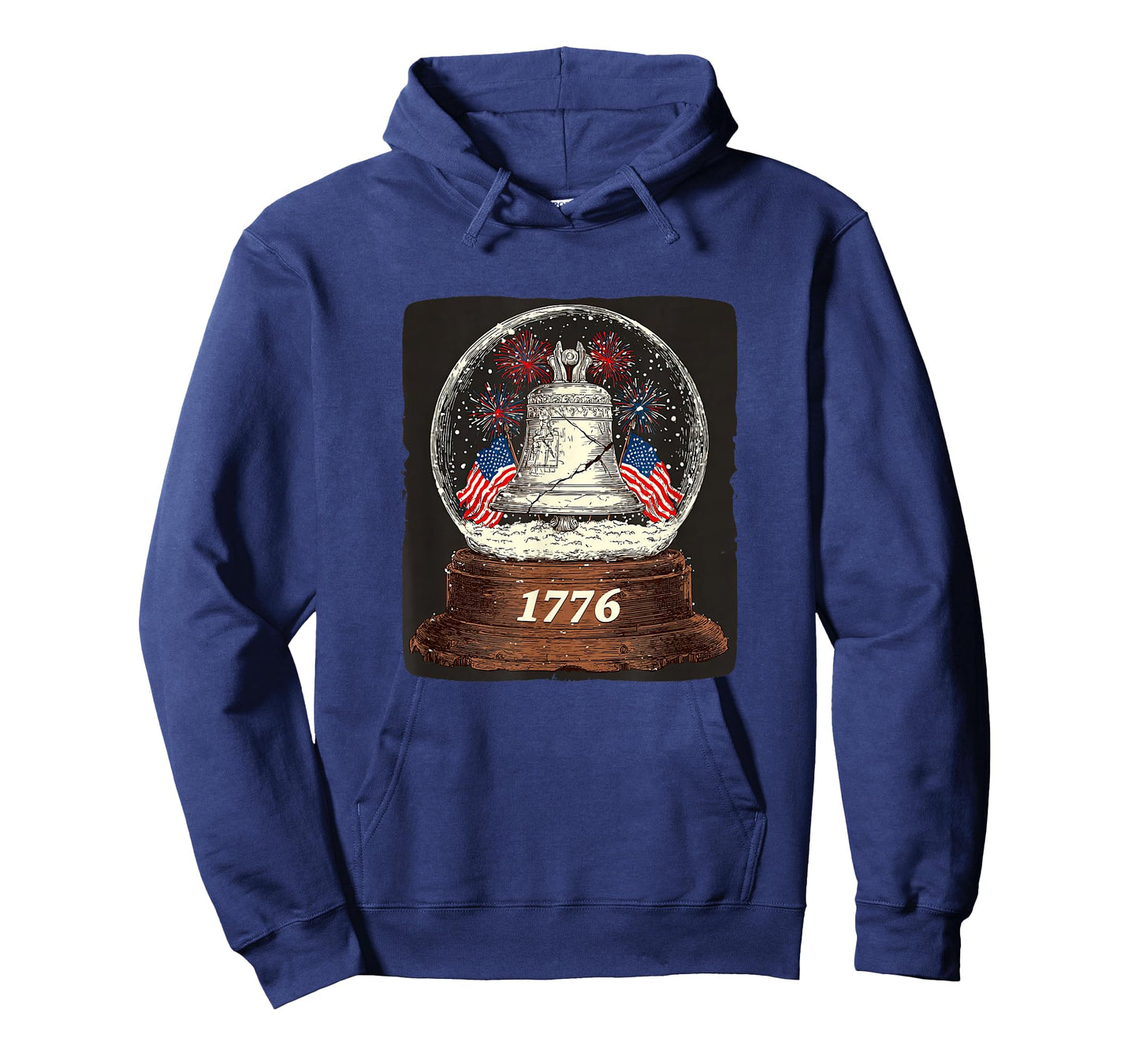 America Colors and Patriotic Snow Globe T-Shirt