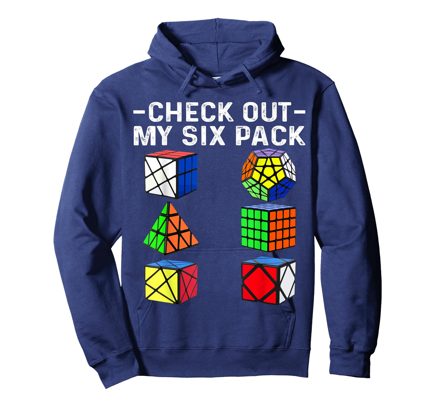 Check Out My Six Pack Puzzle Cube Funny Speed Cubing T-Shirt