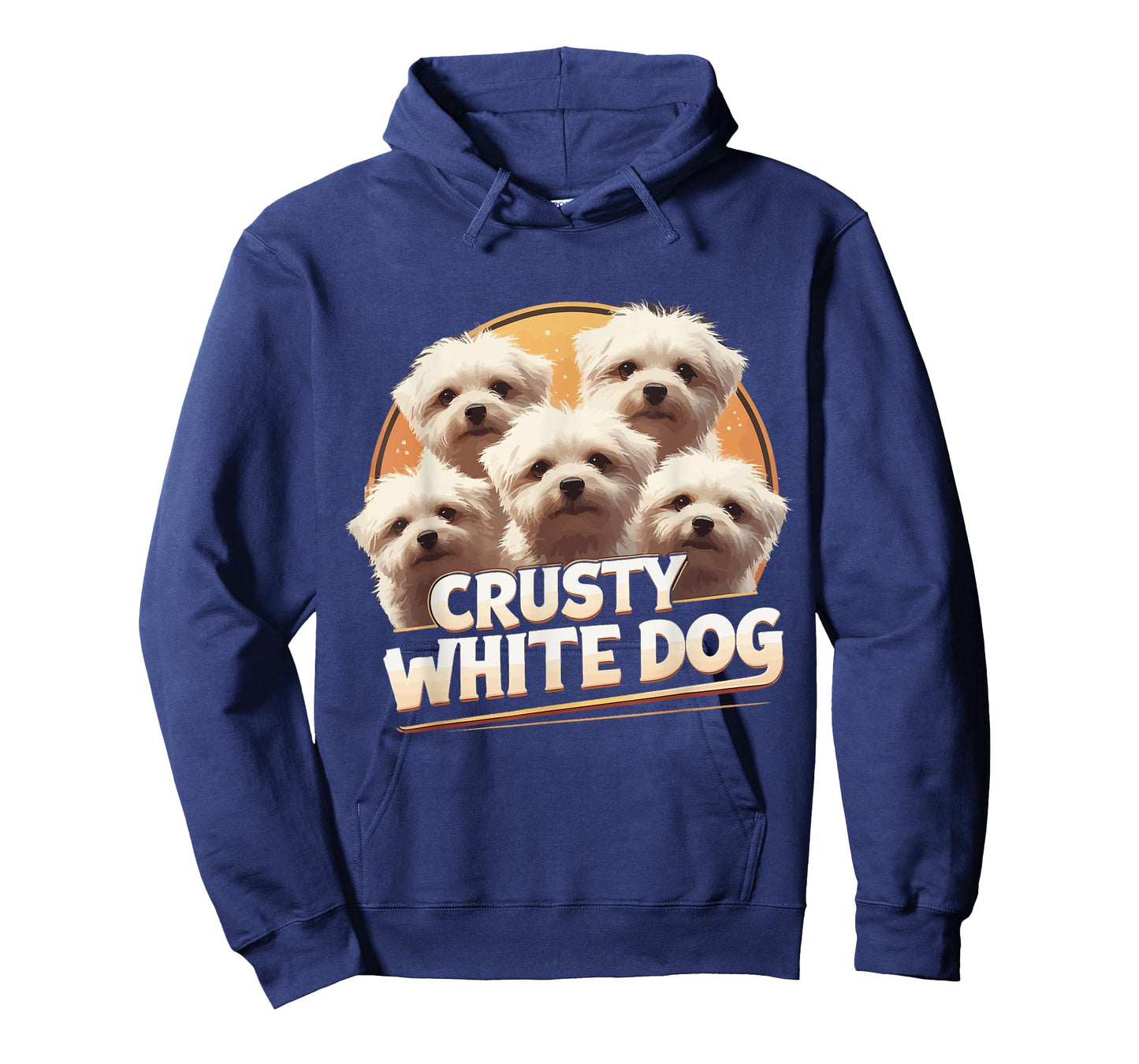 Crusty White Dog lovers Funny For Men Women T-Shirt