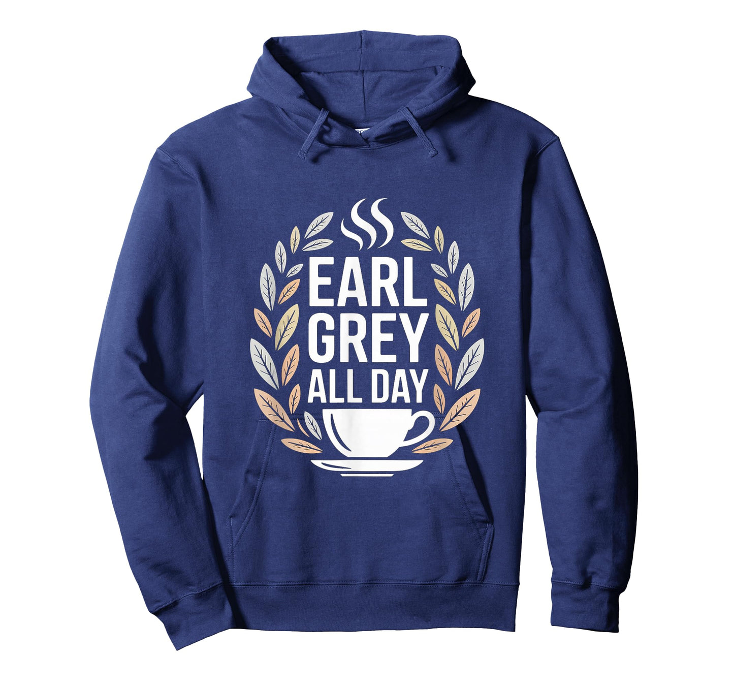 Earl Grey All Day Leafy Cup Design T-Shirt