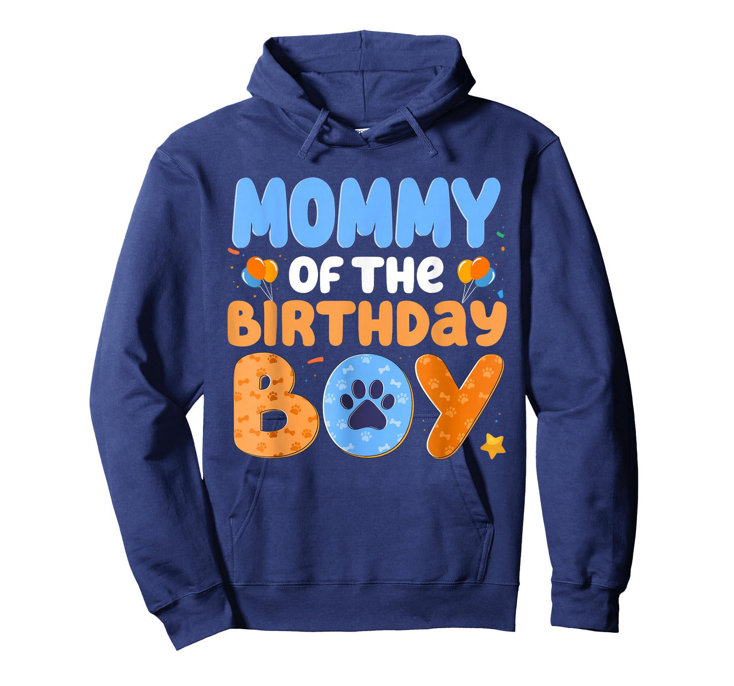 Mommy of The Birthday Boy Dog Lover Family Matching T-Shirt