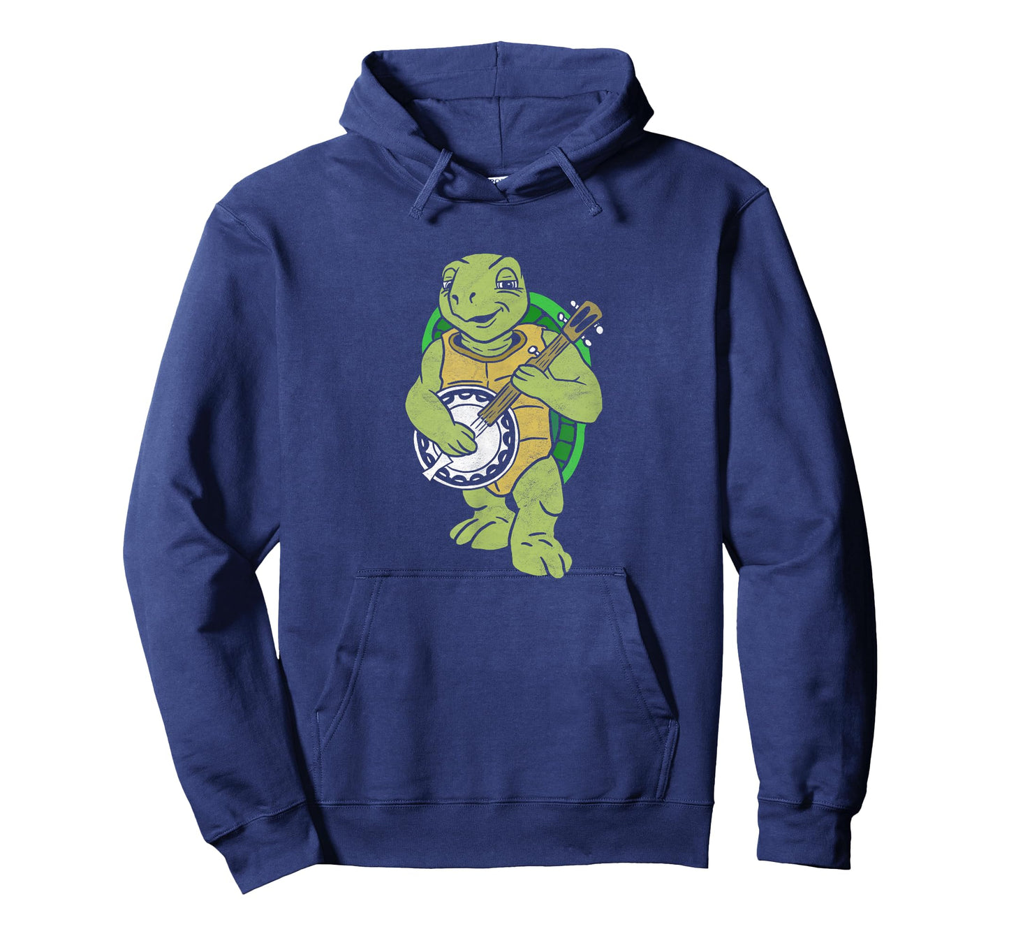 Banjo Turtle Vintage Funny Terrapin Bluegrass Graphic T-Shirt
