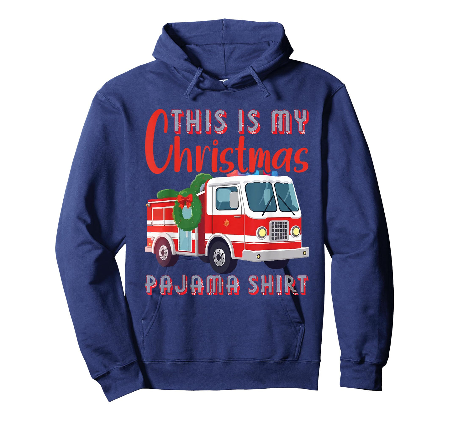 Santa Fireman Xmas Firefighting Funny Firefighter Christmas T-Shirt