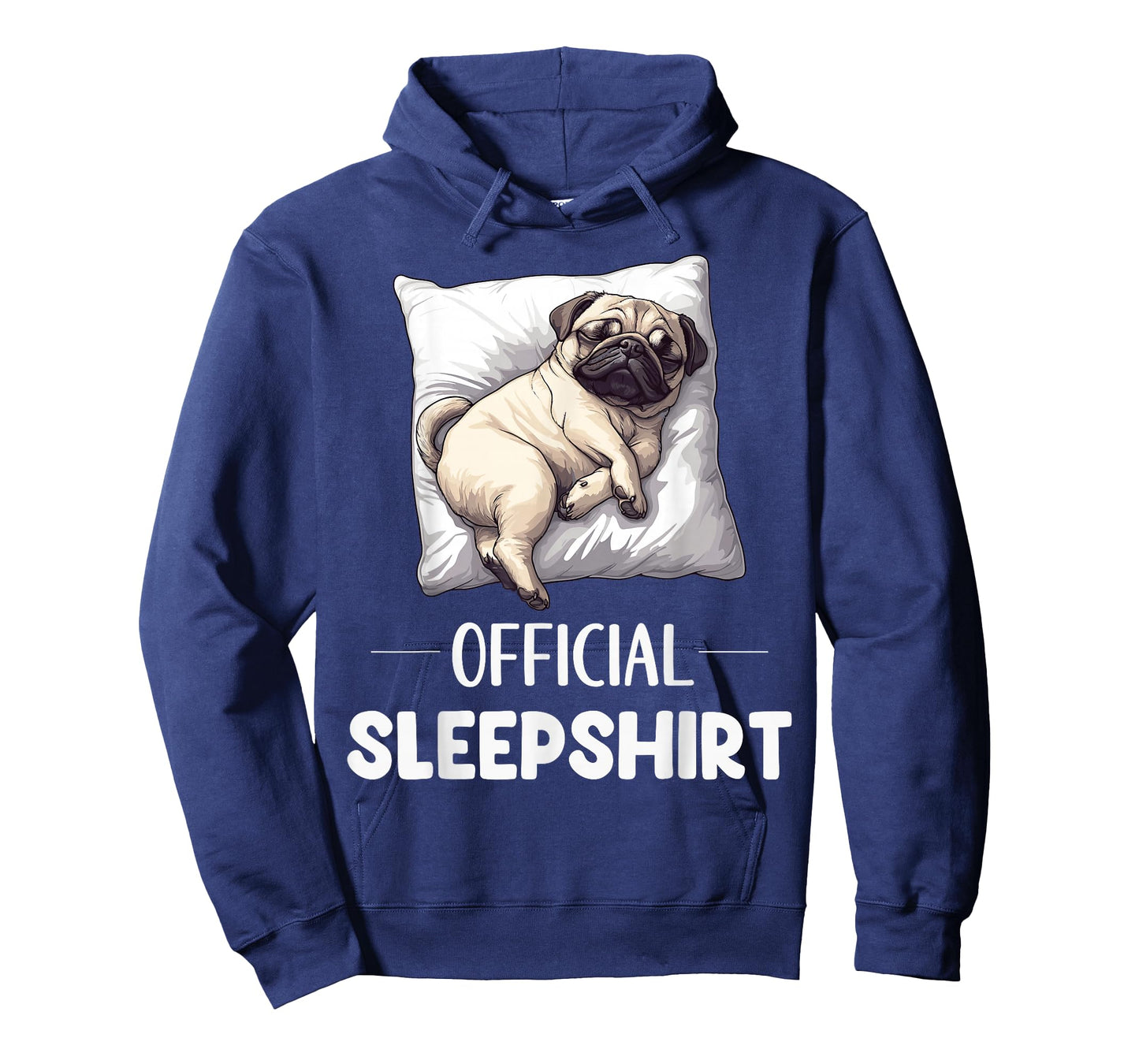 Official Pug Sleepshirt Funny Dog Lover Nightgown Sleepwear T-Shirt