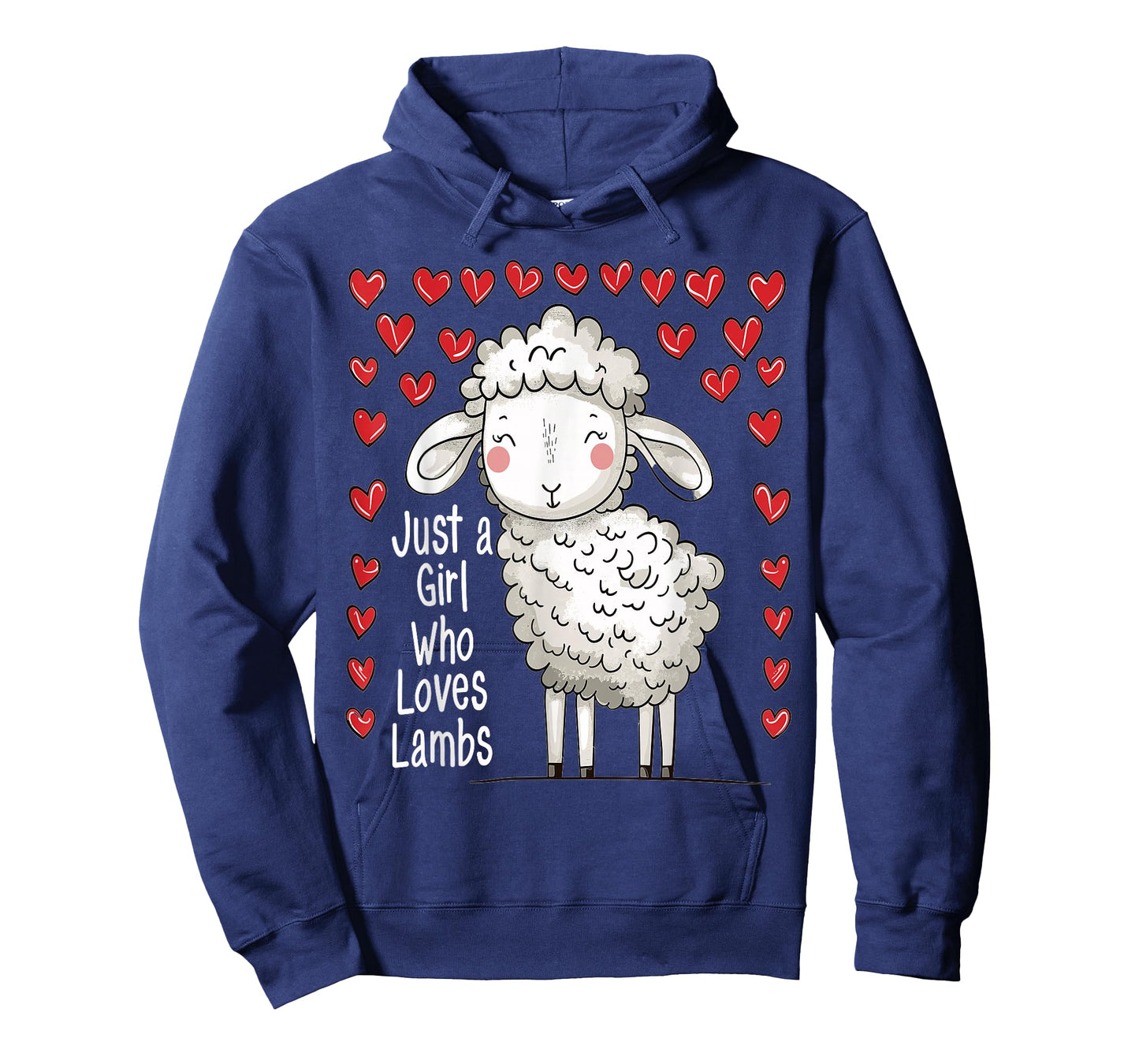 Cute Lamb Lovers Gift for Girls Just A Girl Who Loves Lambs T-Shirt