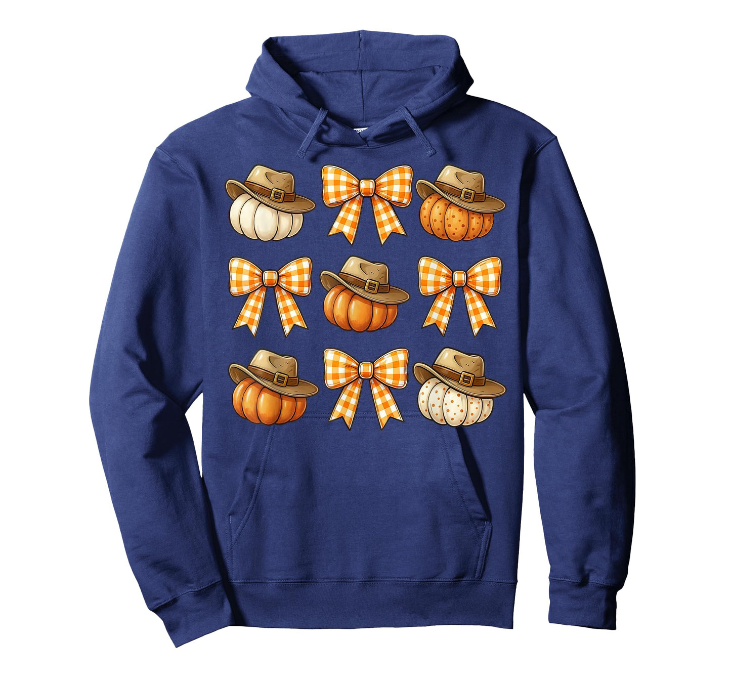 Coquette Bow Pumpkin Season Thanksgiving Autumn Fall Leaves T-Shirt