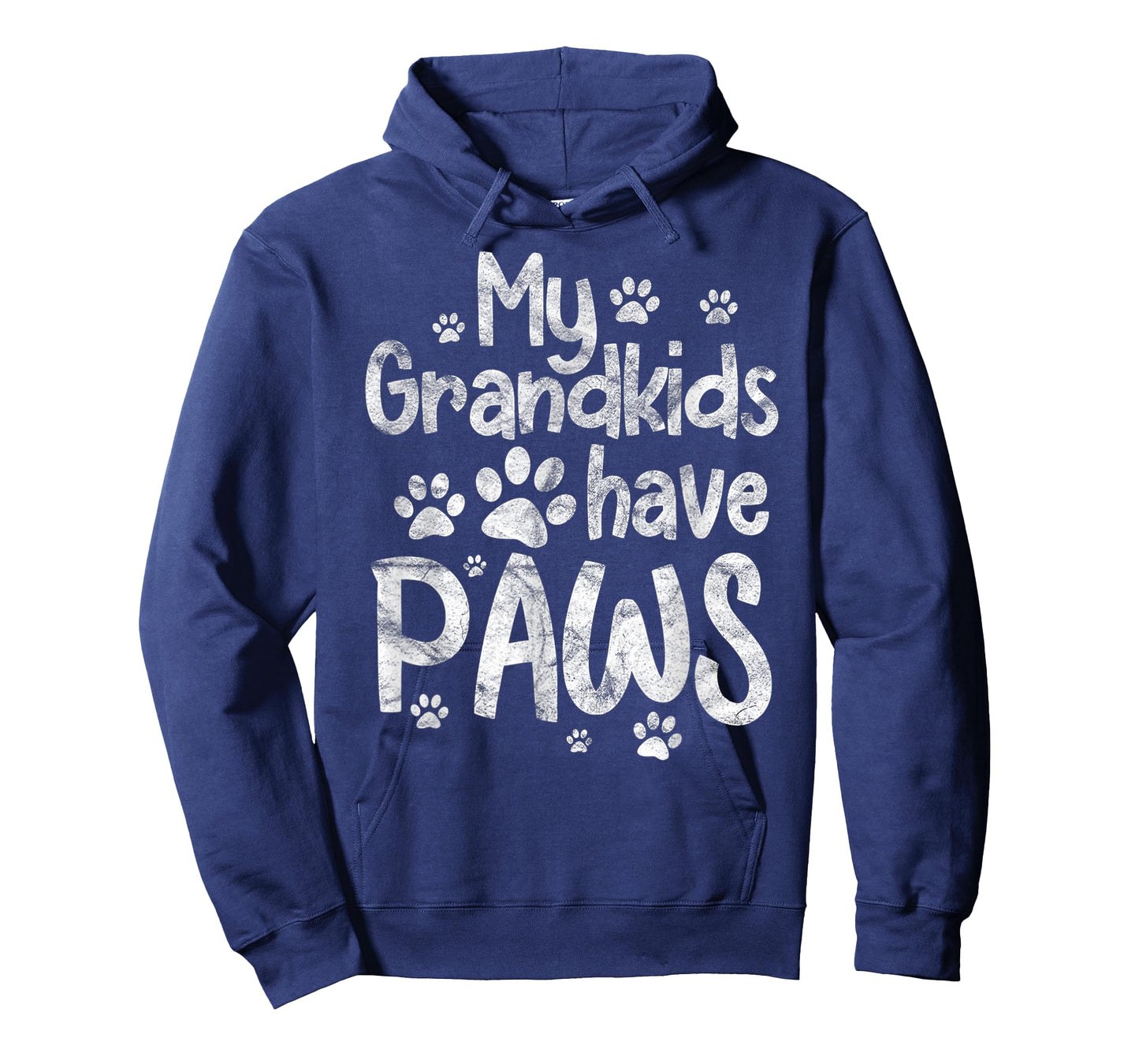 My Grandkids Have Paws Funny Dog Cat Grandma Grandmother T-Shirt