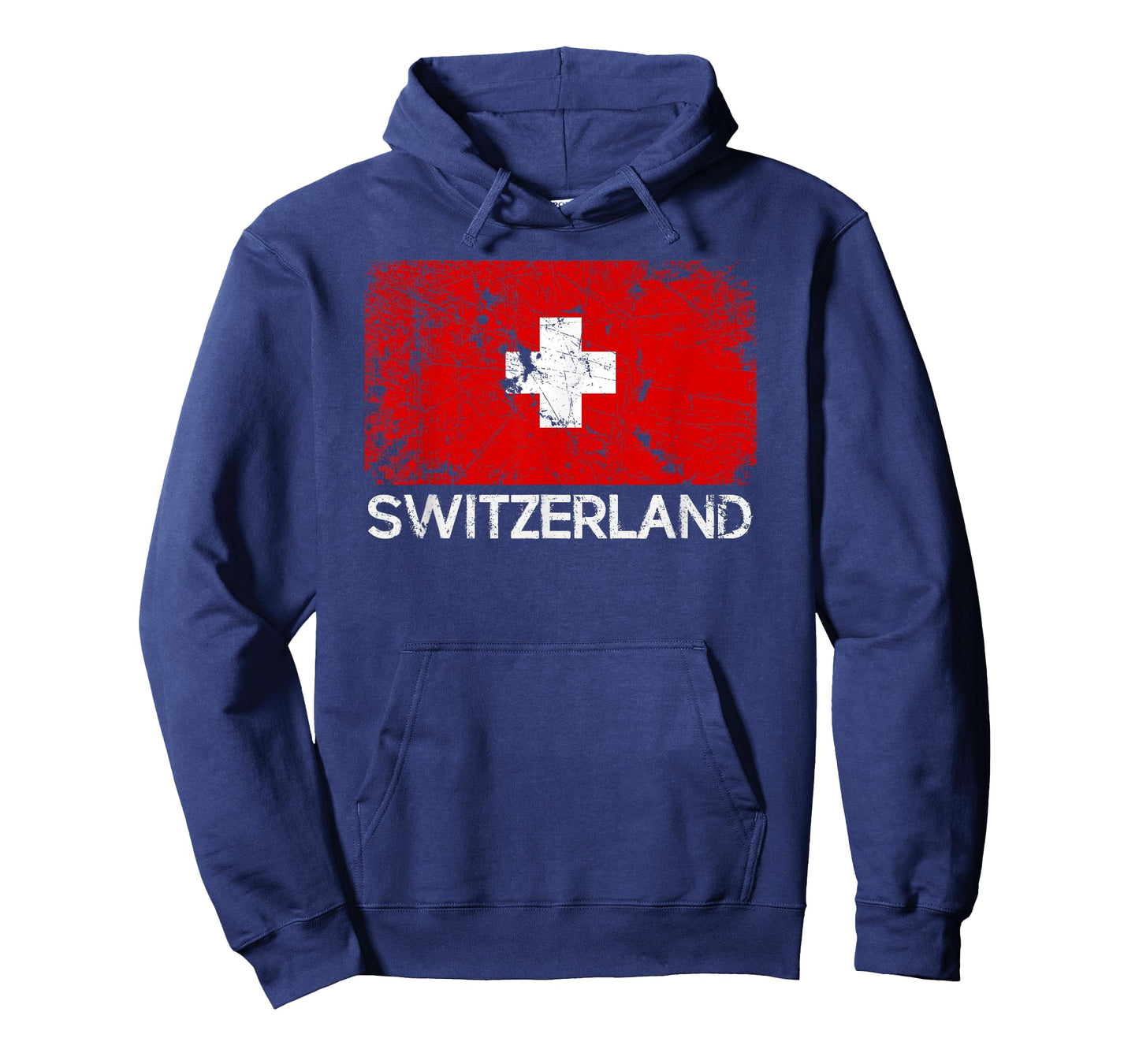 Swiss Flag T-Shirt | Vintage Made In Switzerland Gift