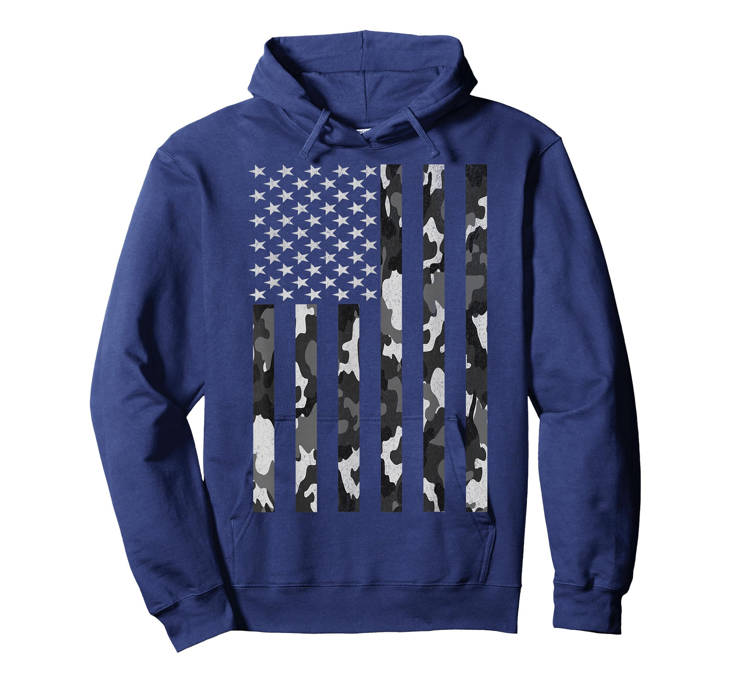 Grey Camo American Flag USA Camouflage Men Boys Youth Kids T-Shirt