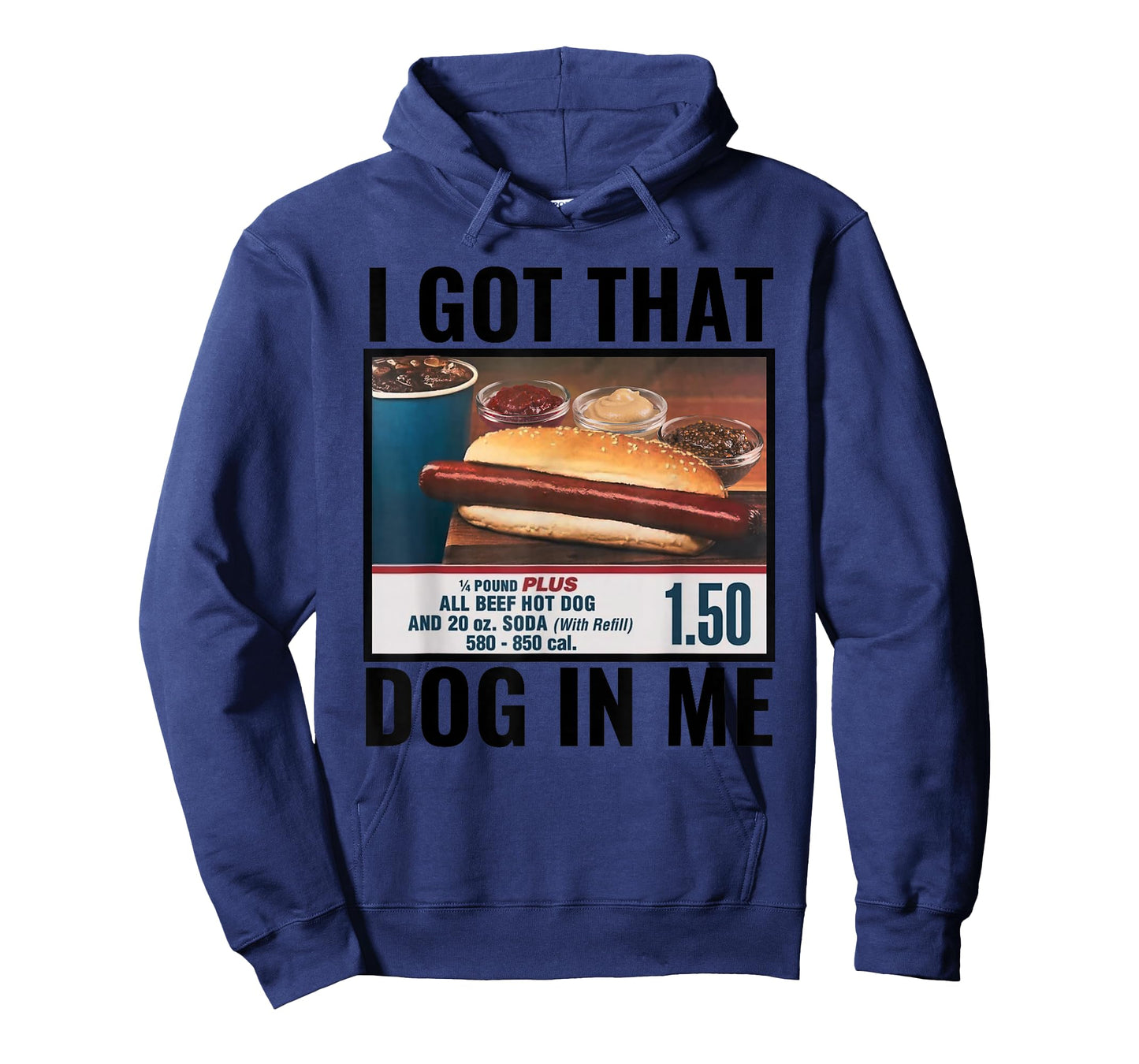 I Got That Dog In Me Funny Retro Vintage Sports Meme Hotdog T-Shirt