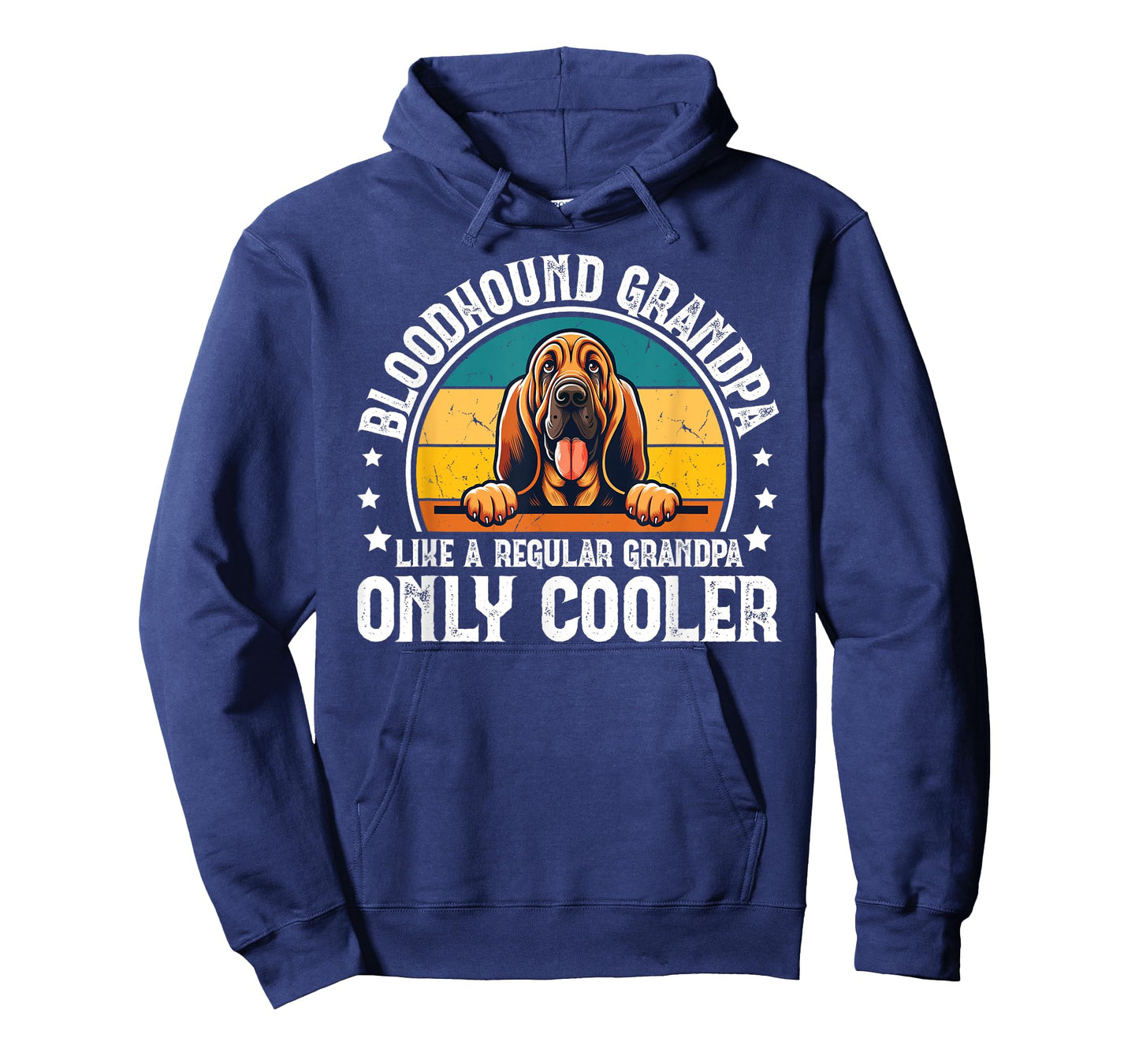 Cool Bloodhound Grandpa Of A Bloodhound Grandfather T-Shirt
