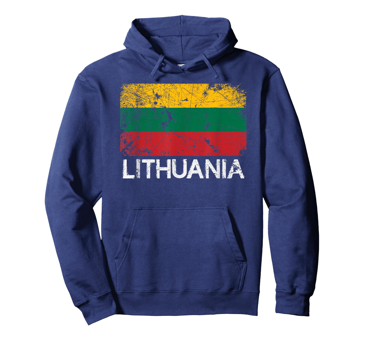 Lithuanian Flag T-Shirt | Vintage Made In Lithuania Gift T-Shirt