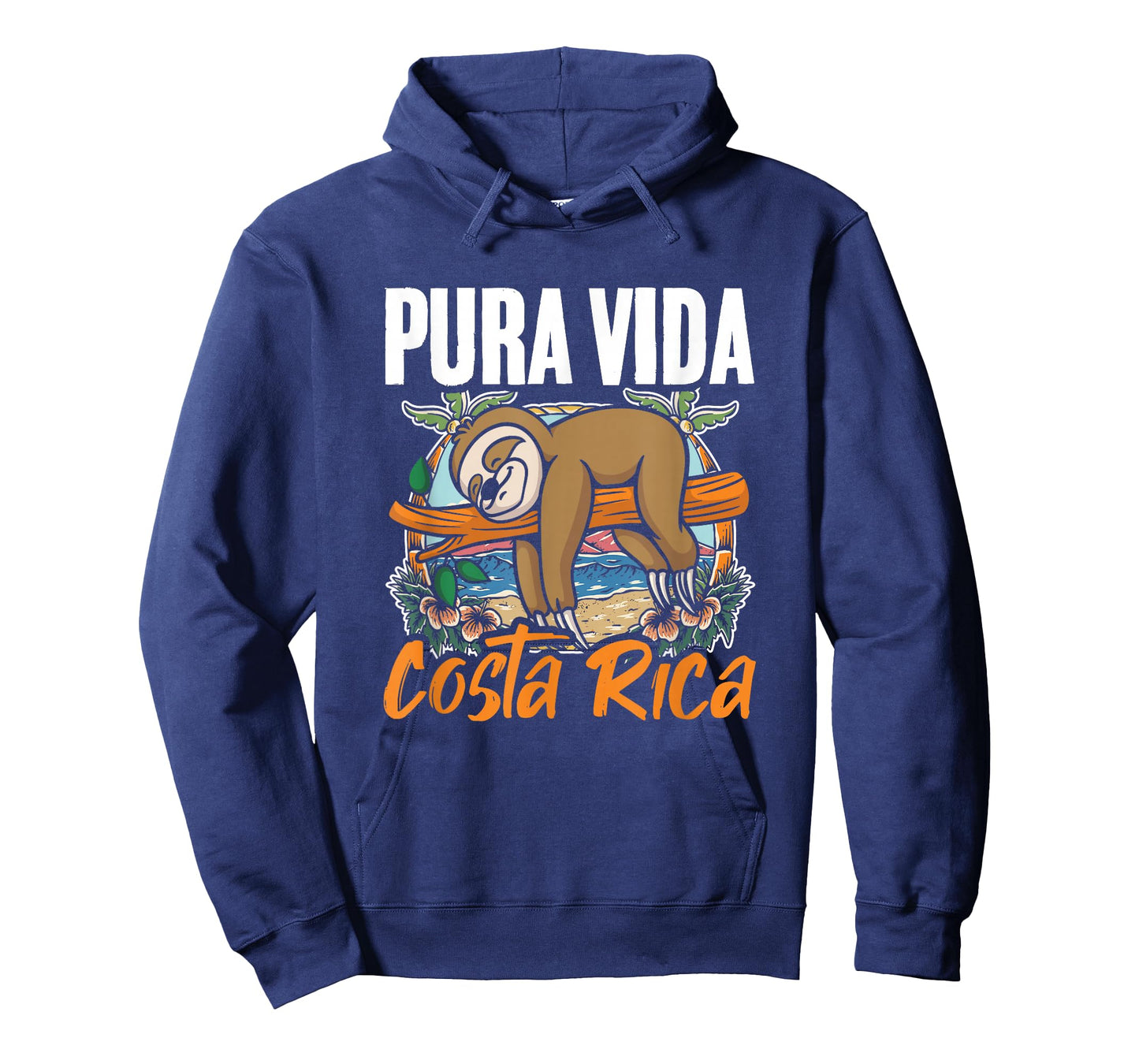 Sloth Beach Vacation Tropical Sloths Pura Vida Costa Rica T-Shirt