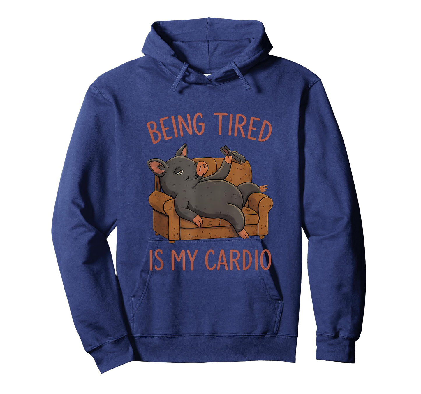 Being Tired is My Cardio Couch Potato Pig T-Shirt