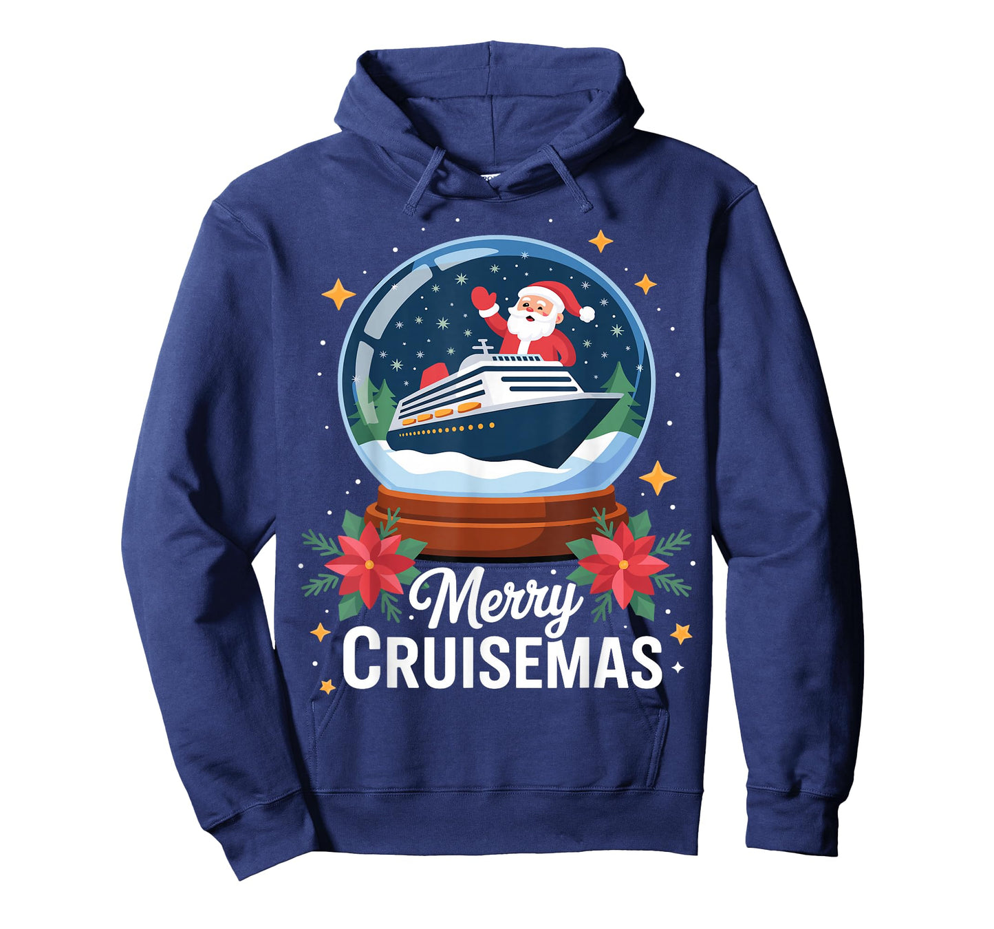 Merry Cruisemas 2025 Funny Christmas Santa Reindeer Cruise T-Shirt