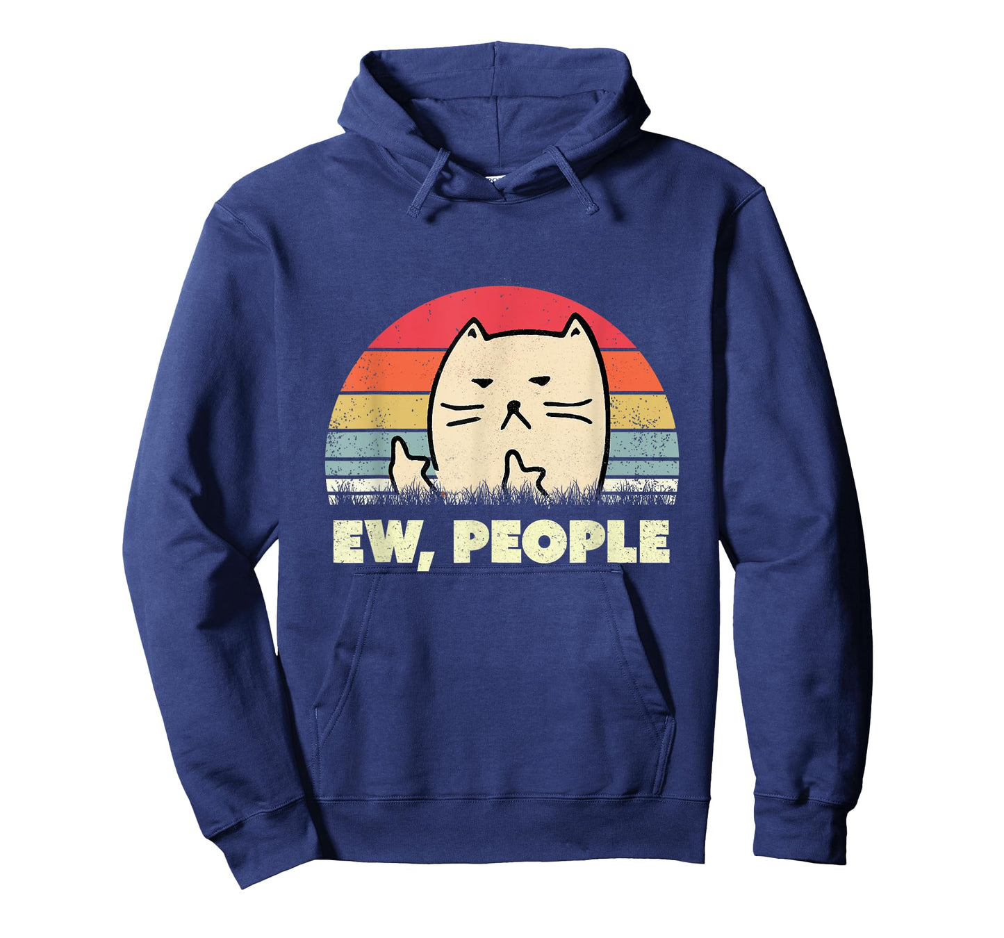 Ew, People Cat Shirt Vintage Funny Cat Lover Gift, Black Cat T-Shirt