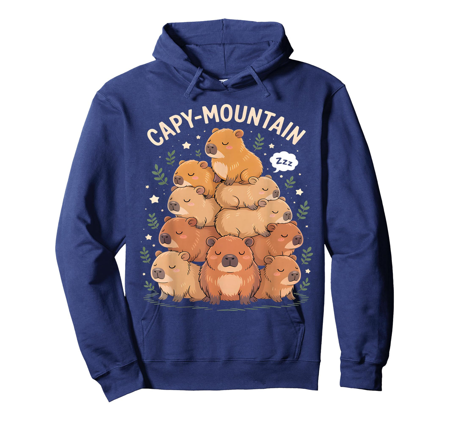 Cozy Capy-Mountain Cute Capybara Lovers Women Kids T-Shirt