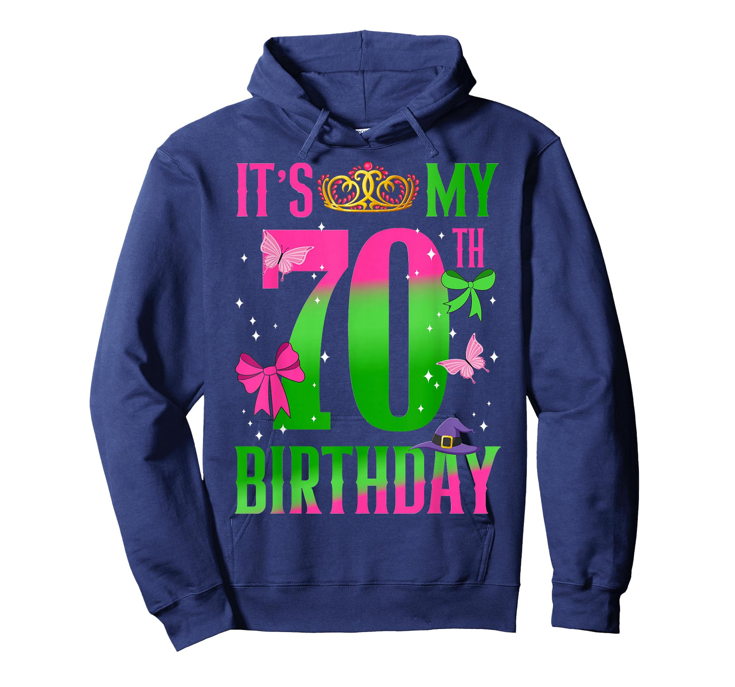 Its My 70 Birthday Girl Sparkle Tiara Magical Party Outfit T-Shirt