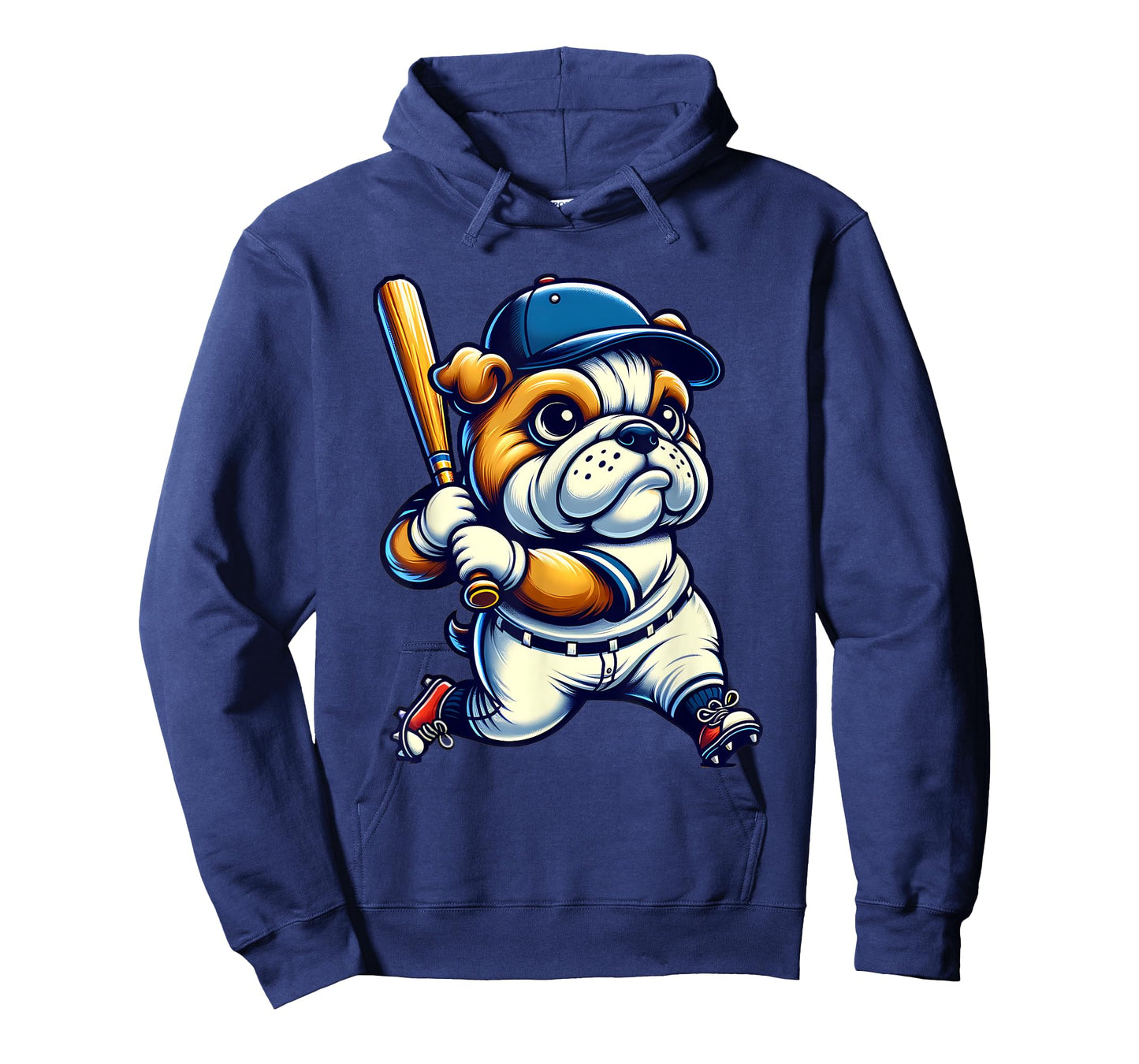 English Bulldog Baseball Player Dog Lover Men Women Kids T-Shirt