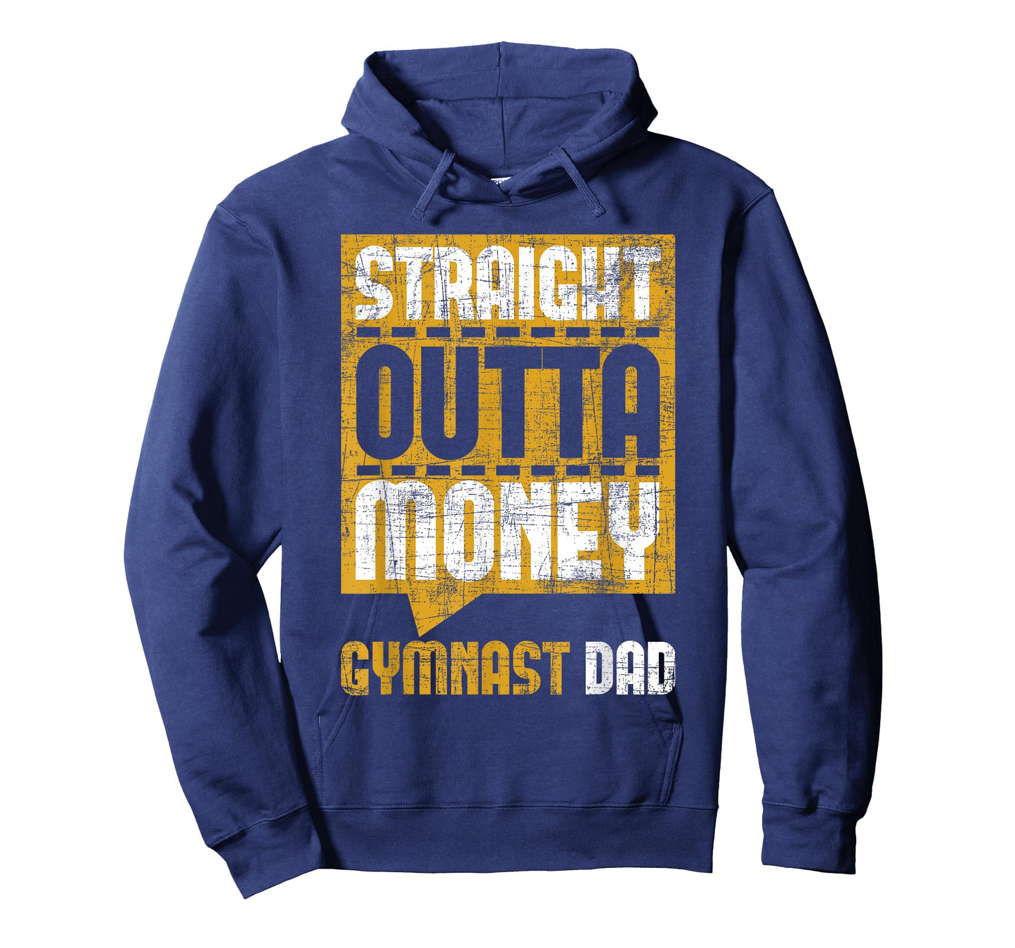 Straight Outta Money Gymnast Dad - Gymnastics Lover T-Shirt