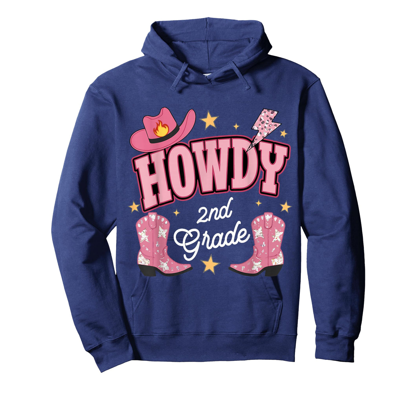 Howdy Second Grade Western 2nd Grade Teacher Cowboy Cowgirl T-Shirt