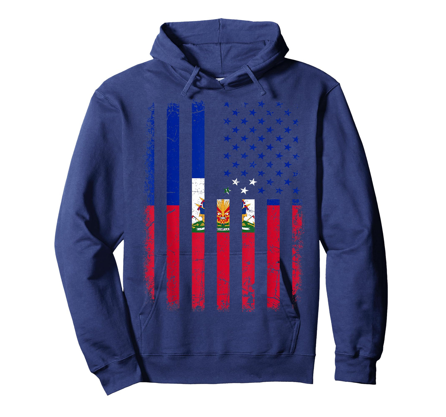 Haitian American Flag Haitian Roots Haiti America T-Shirt
