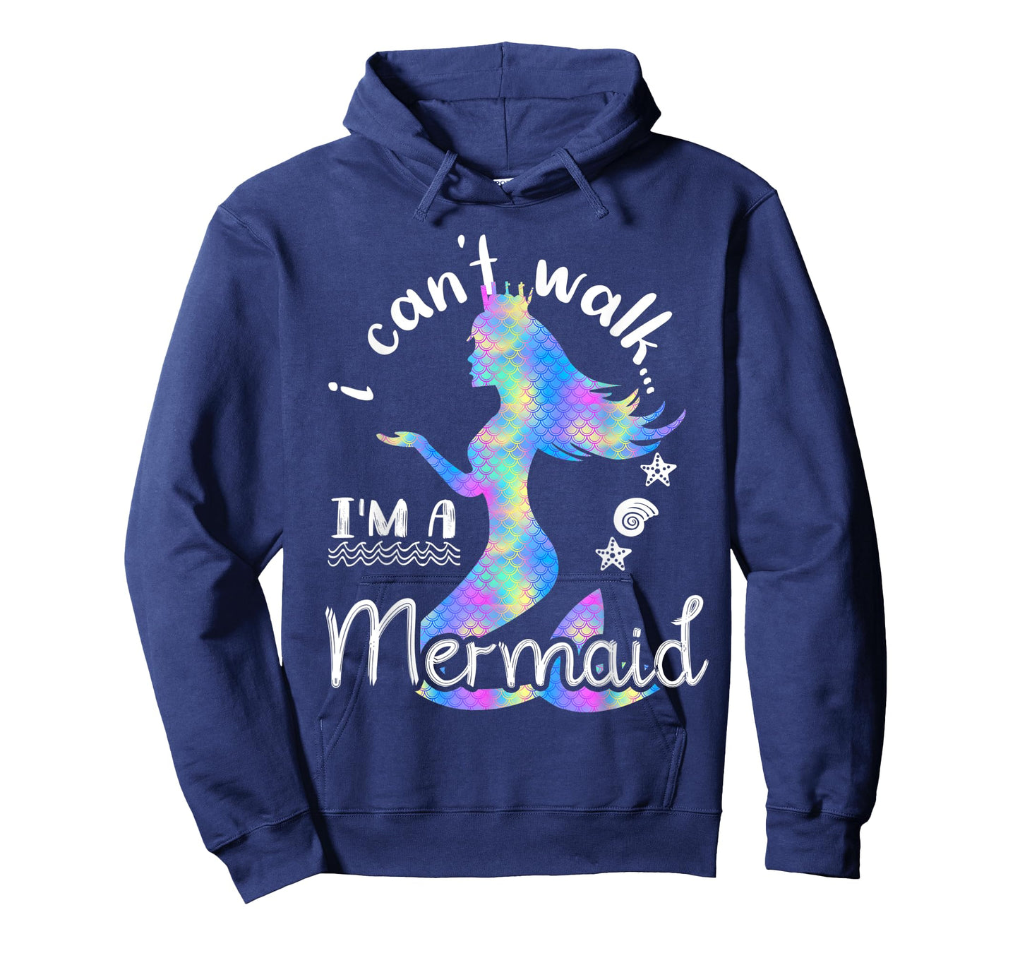 i cant walk im a mermaid cute funny kids girls mermaid T-Shirt