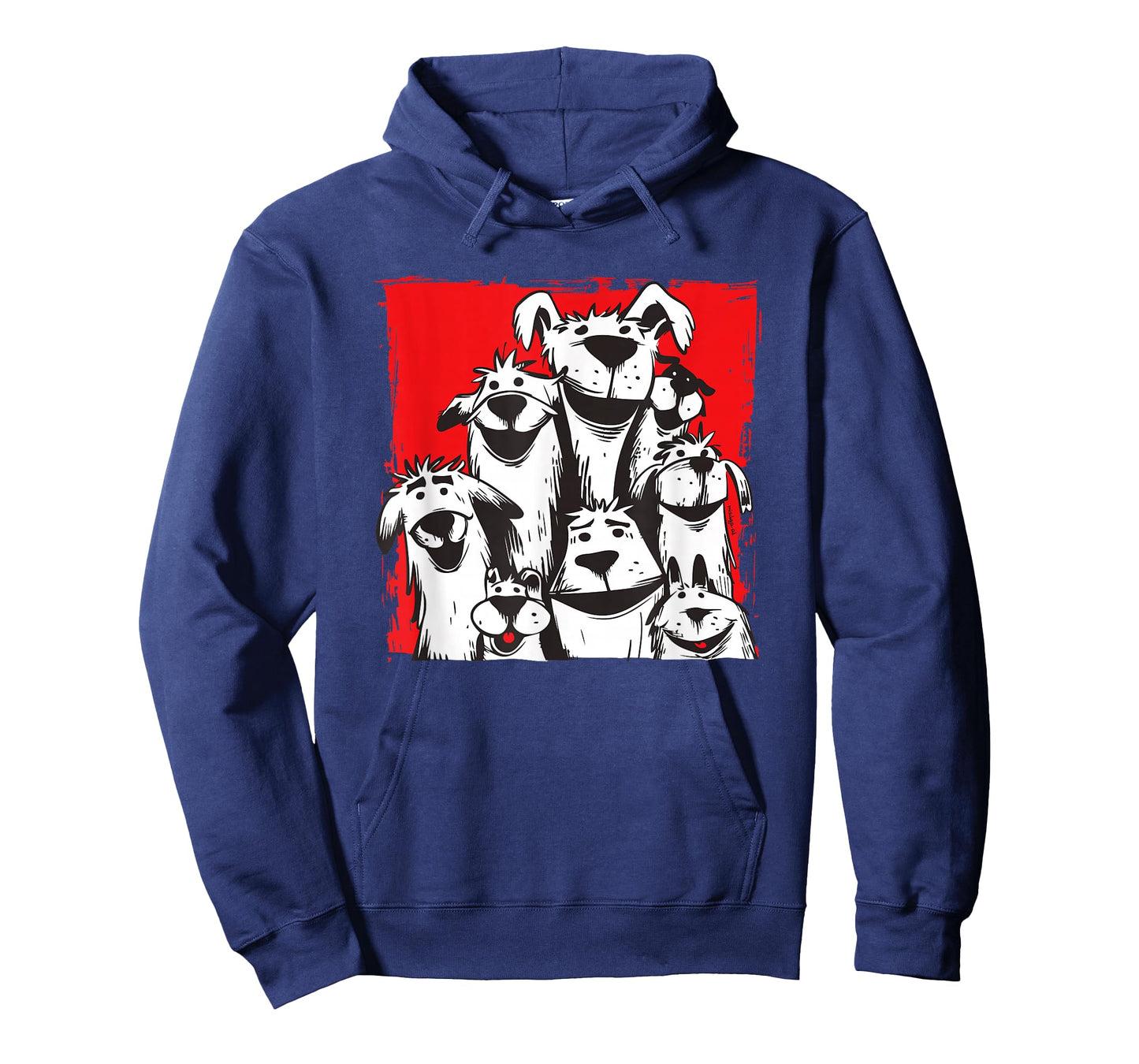 Funny Dog Group Comic Dog Love T-Shirt