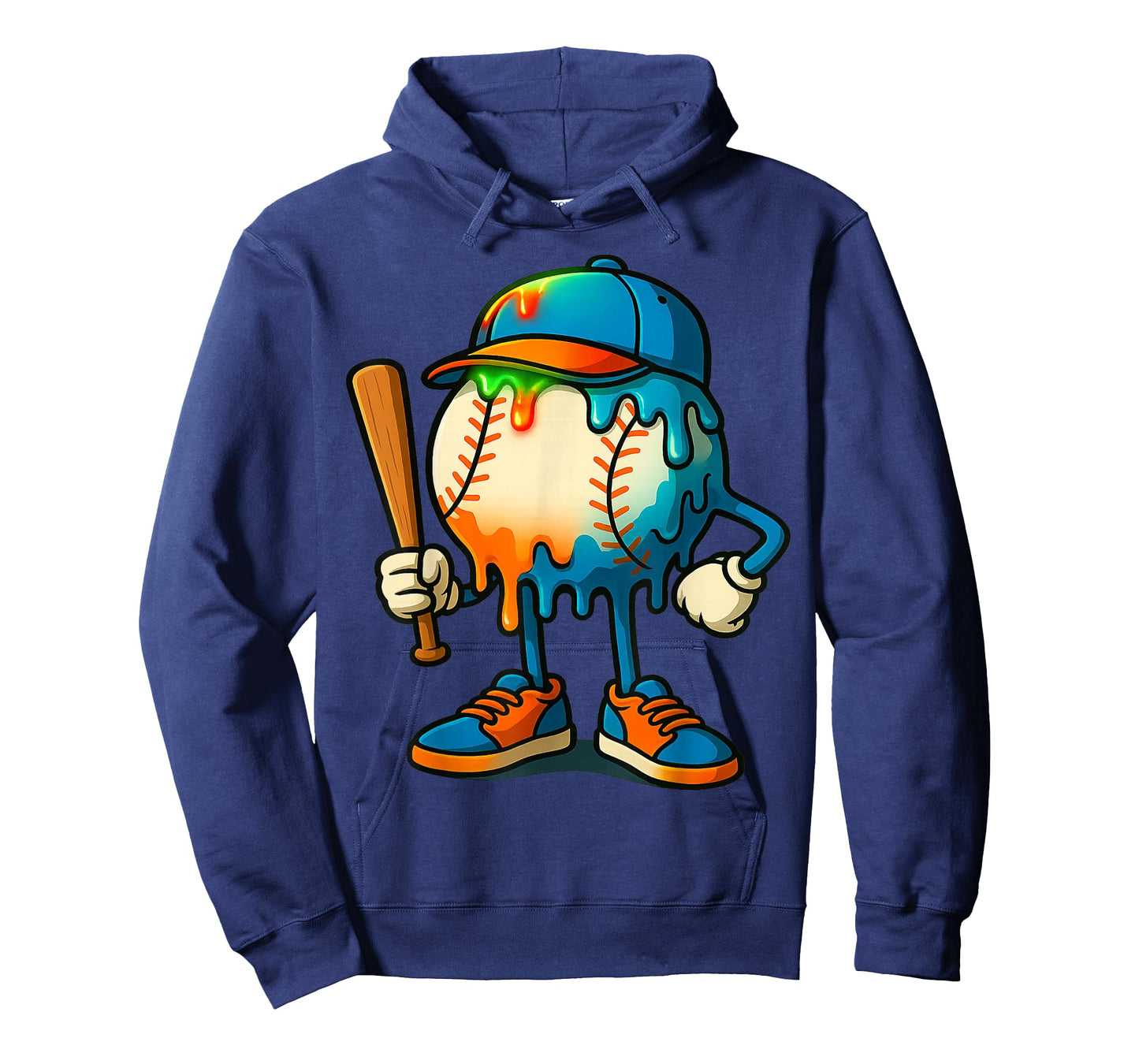 Baseball Drip Team for Boys Ice Cream Cool T-Shirt