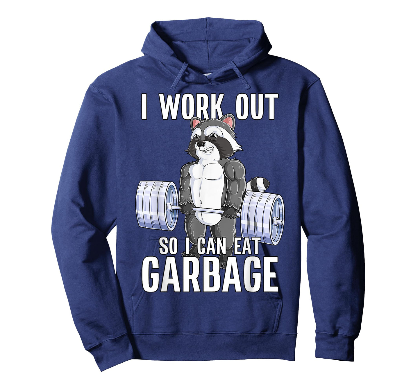 Raccoon Deadlift Bodybuilding Animal Funny Gym Fitness T-Shirt