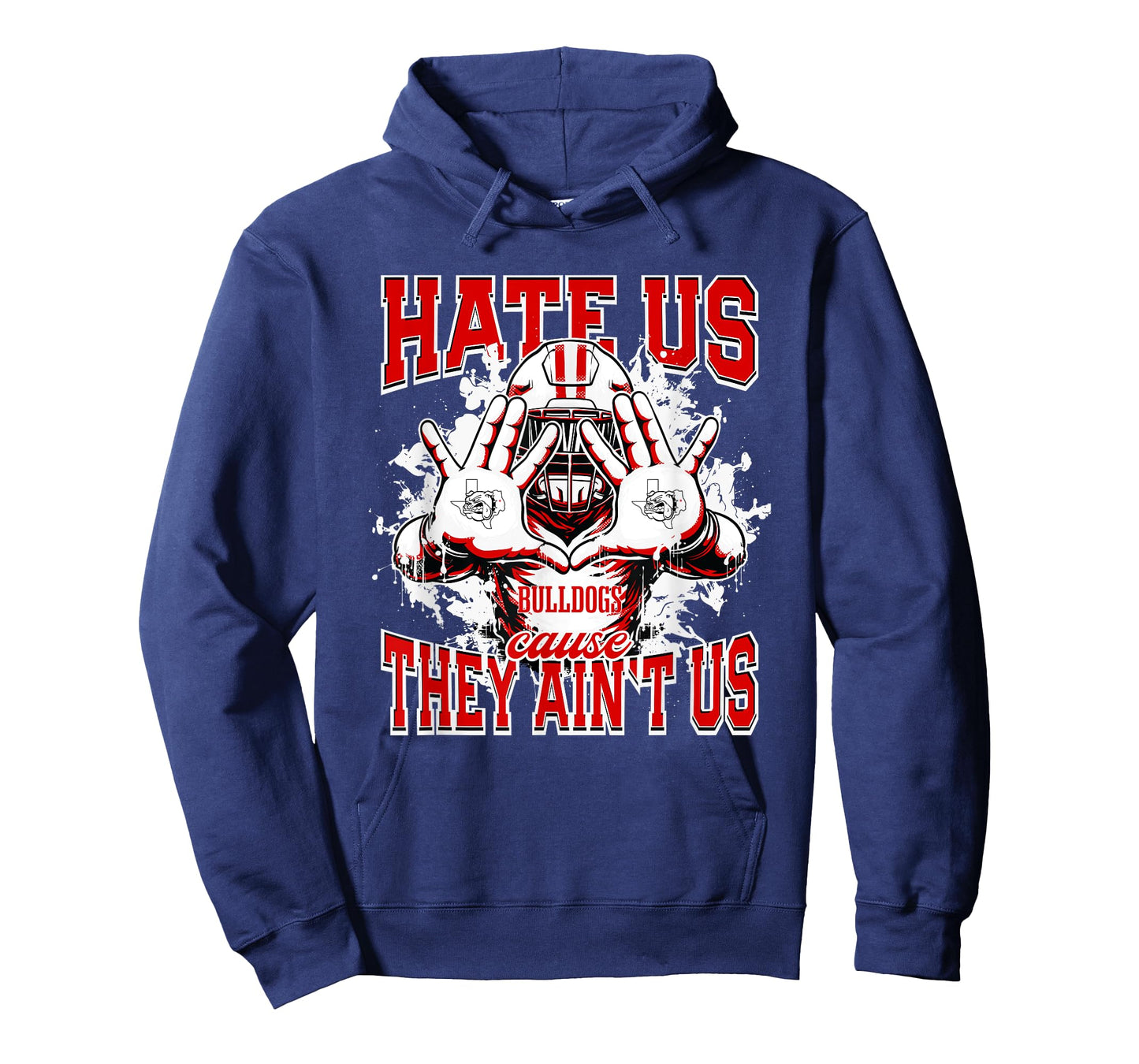 Carthage Bulldogs Logo Hate Us Cause They Ain't HS T-Shirt