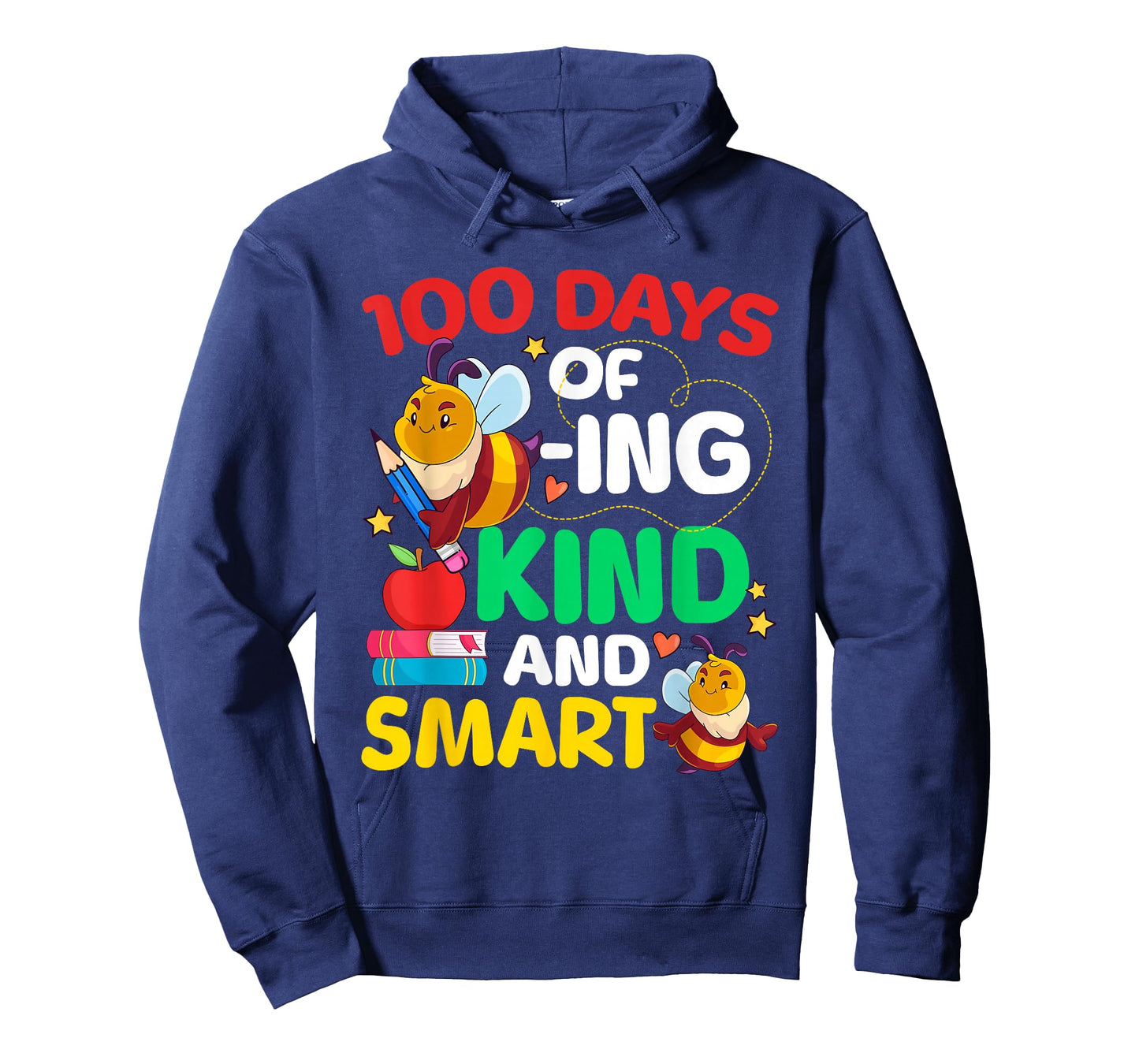 100 Days of Beeing Kind and Smart Bee 100th Day Teacher T-Shirt