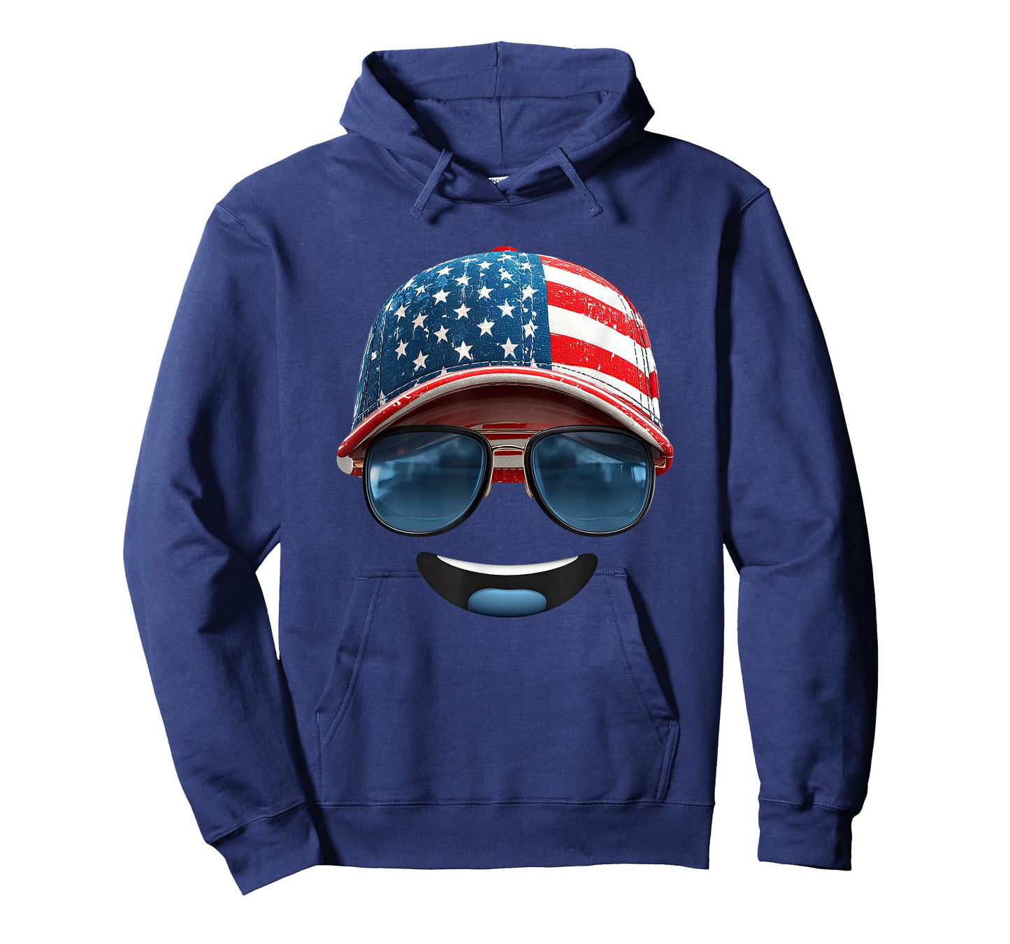 Pretty Smiling US Cap Costume for Headwear Lovers T-Shirt