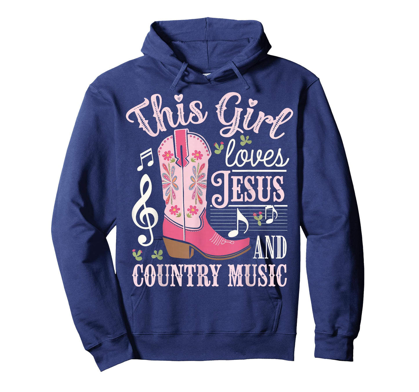 This Girl Loves Jesus And Country Music T-Shirt