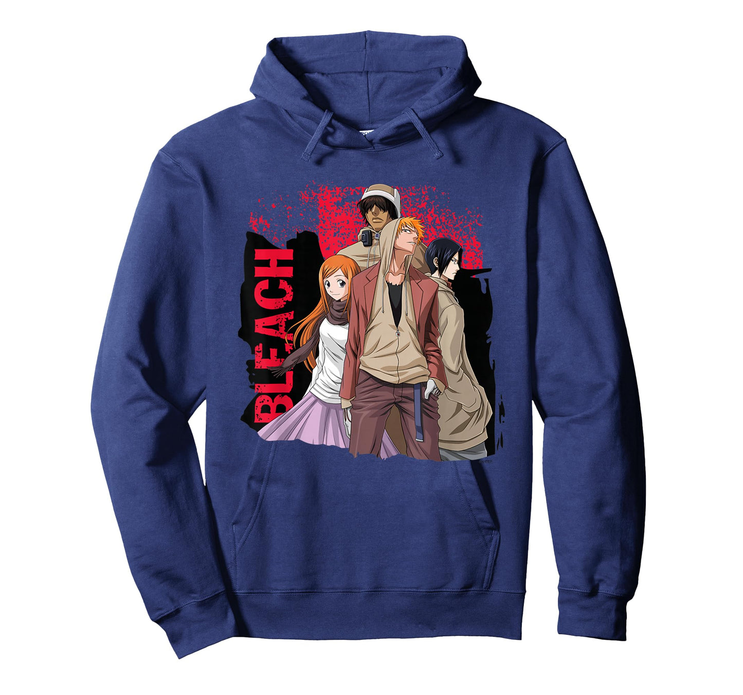 Bleach Ichigo Hood and Characters Streetwear Anime T-Shirt
