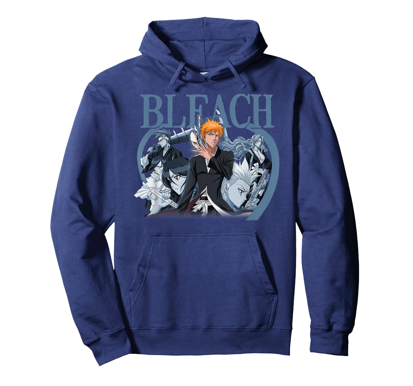 Bleach Ichigo with Blue Toned Group Color Anime T-Shirt