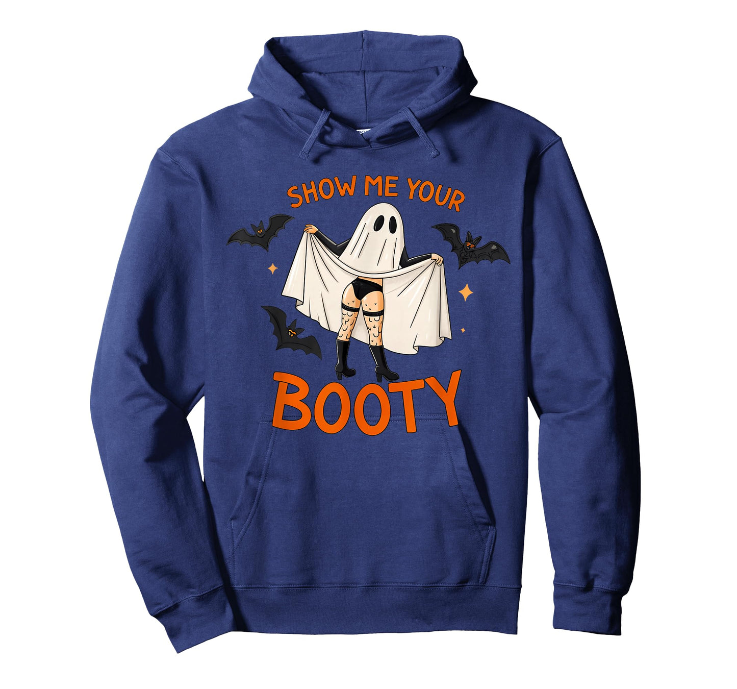 Funny Adult Humor Ghost Show Me Your Booty Halloween Party T-Shirt