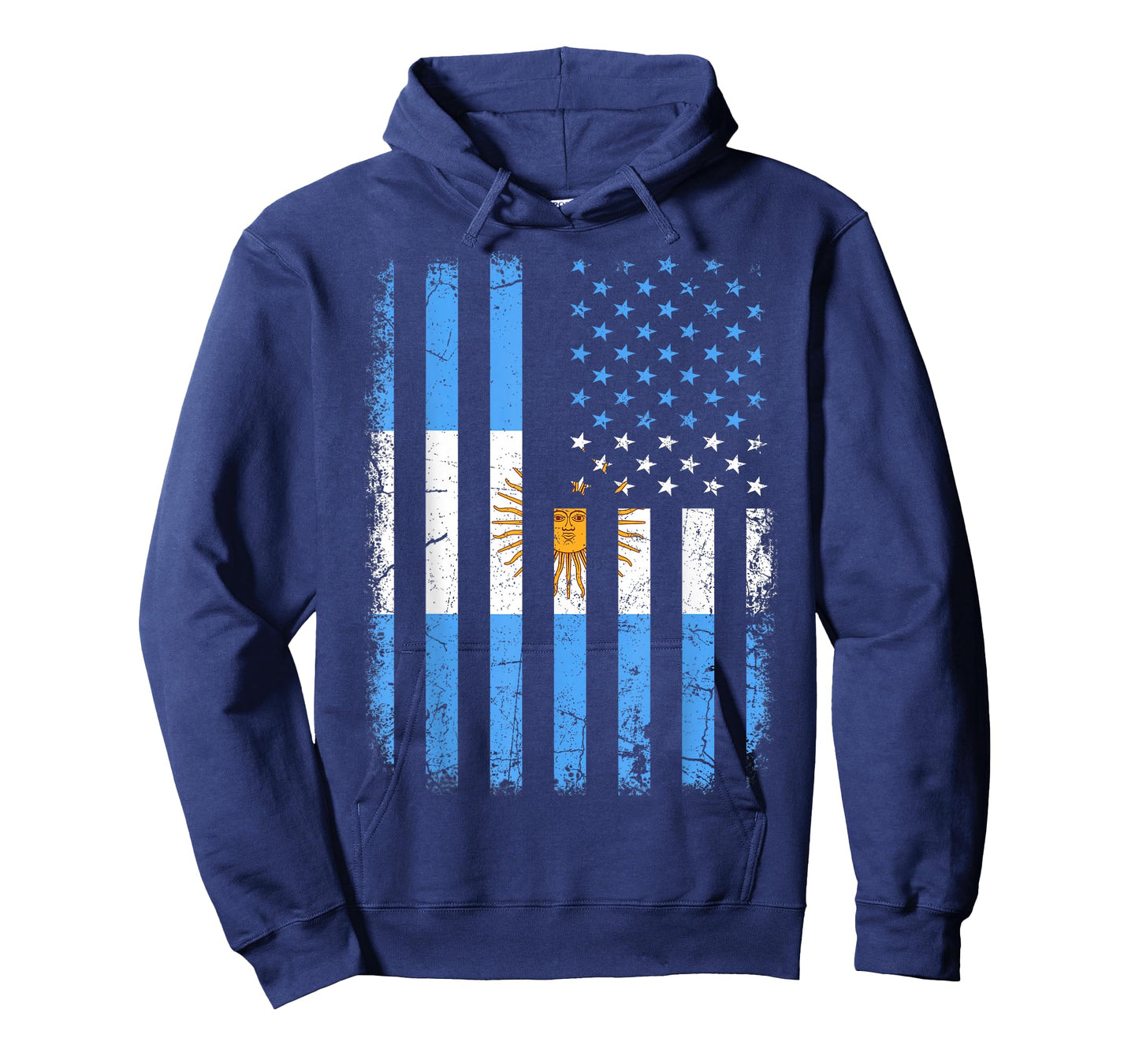 Argentinian American Flag Argentinian Roots Argentina Gift T-Shirt