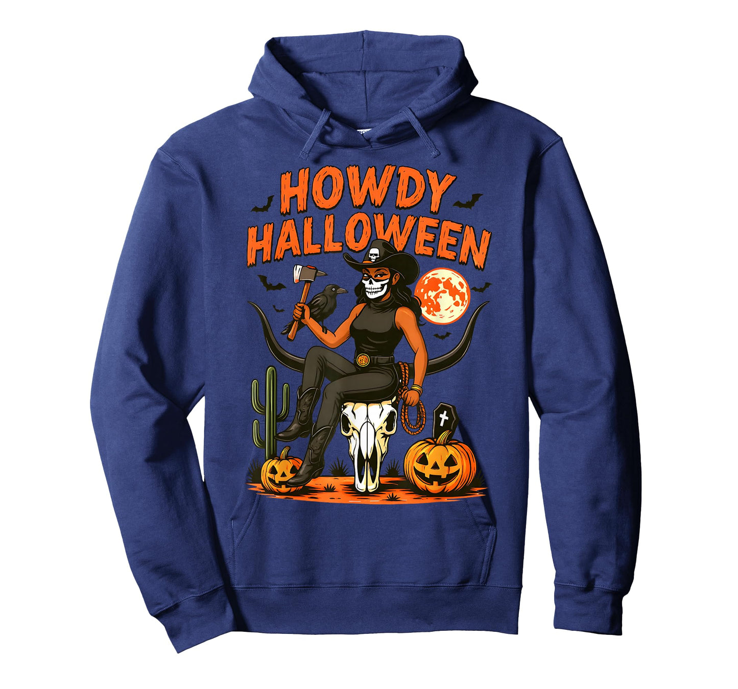 Howdy Halloween Skeleton Cowgirl Spooky Western Cowgirl T-Shirt