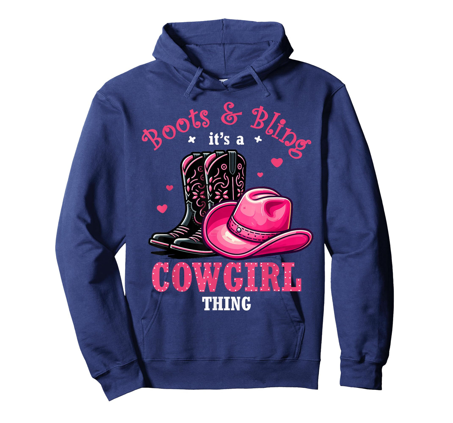 Boots And Bling Its a Cowgirl Thing Western Country Life T-Shirt